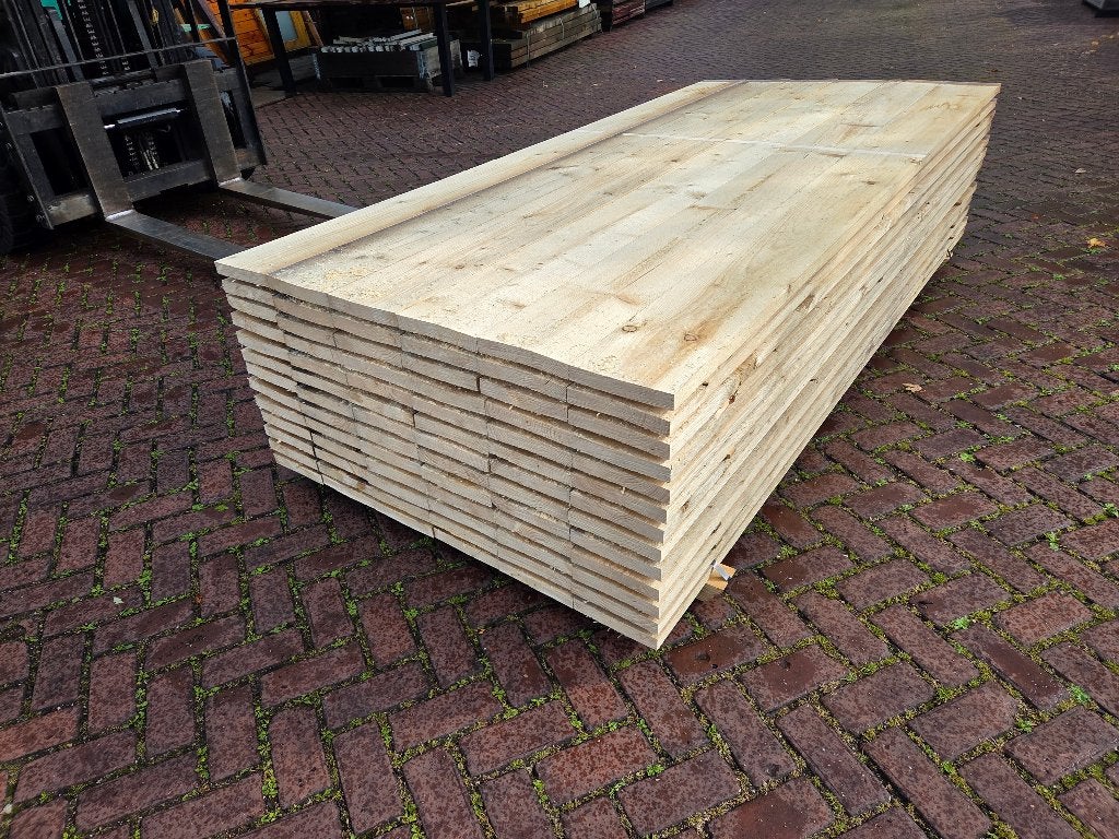 Steigerplank / Steigerhout  32x200 mm €2,50 per meter incl., Doe-het-zelf en Verbouw, Hout en Planken, Ophalen, 25 tot 50 mm, 200 tot 250 cm