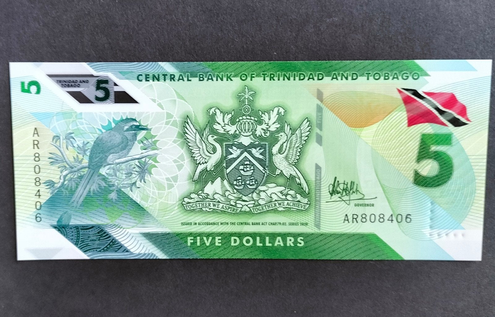 Trinidad and Tobago - 5 Dollar 2020 - Pick#61a UNC., Verzenden, Zuid-Amerika, Los biljet