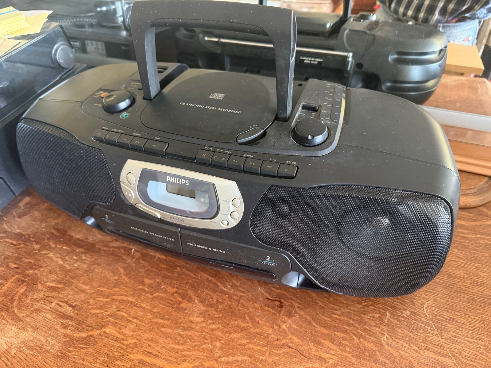 Philips AE5000 Radio met CD-speler en Cassettedeck, Ophalen of Verzenden, Gebruikt, Radio, Met cd-speler