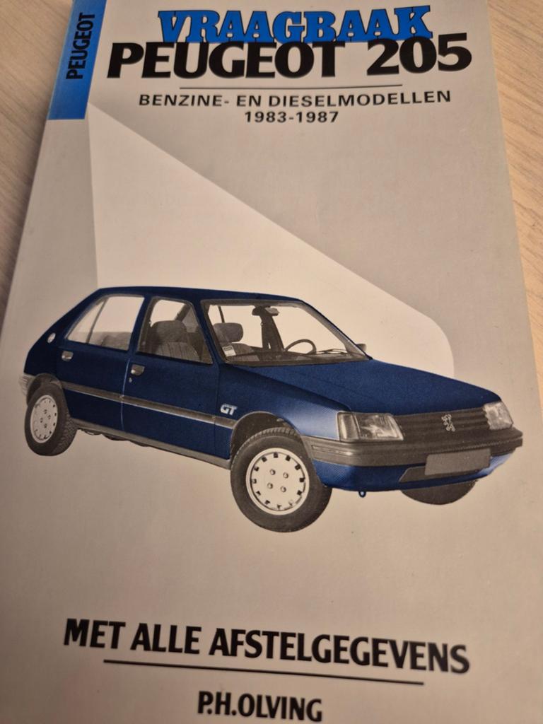 Mooie vraagbaak Peugeot 205 éérste type 1983 1987 werkplaats, Auto diversen, Handleidingen en Instructieboekjes, Ophalen of Verzenden
