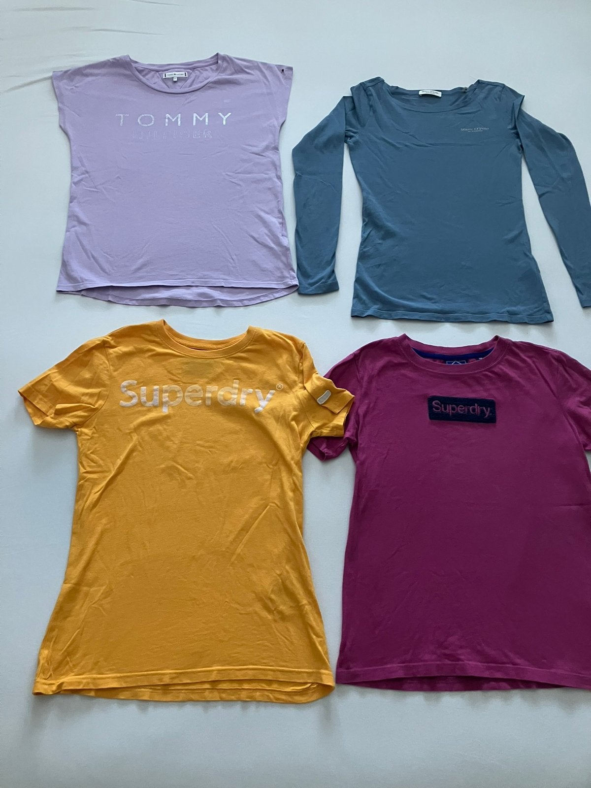 Pakket 4 tshirts Tommy Hilfiger-Superdr mt XS, Ophalen of Verzenden, Zo goed als nieuw
