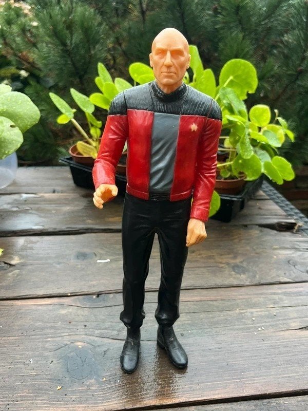Star Trek pop Picard groot 29 cm, Ophalen of Verzenden, Zo goed als nieuw, Tv, Actiefiguur of Pop