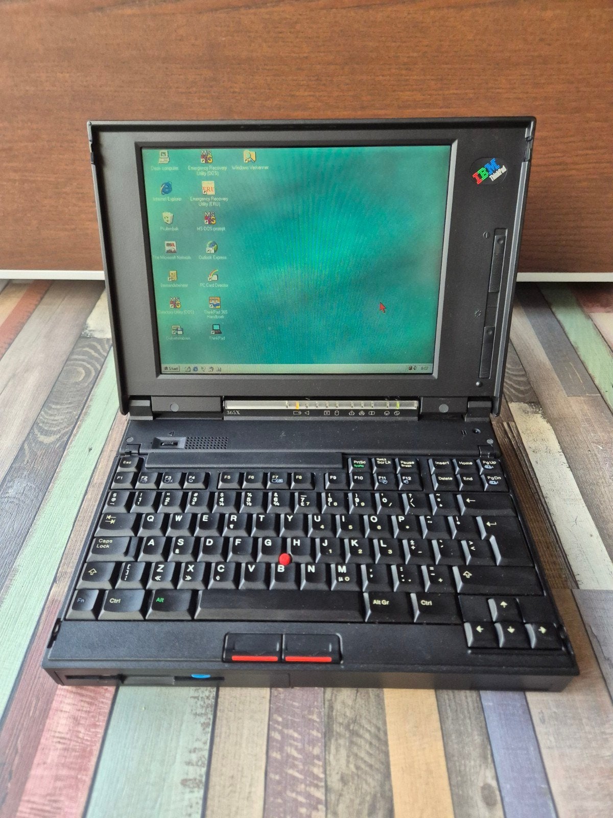 IBM ThinkPad 365X Vintage Laptop met Accessoires, Ophalen of Verzenden, IBM
