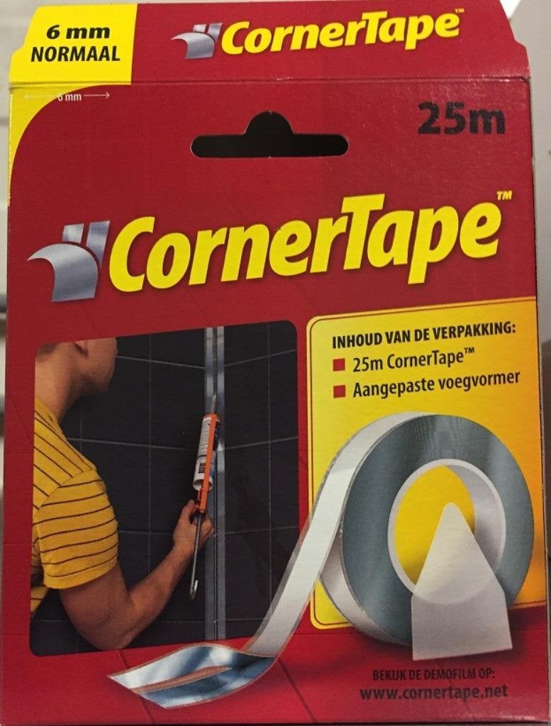 Cornertape 25mtr. 6mm. nieuw, Ophalen of Verzenden, -, -, -