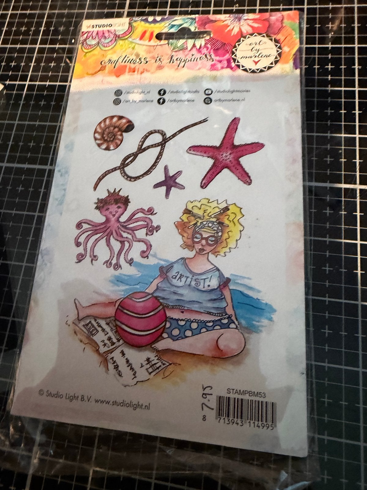 Studio Light Clearstamp - Zeemeermin en Zeedieren, Hobby en Vrije tijd, Ophalen of Verzenden, Nieuw, Clearstamp