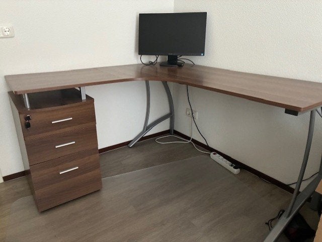 Hoekbureau, Huis en Inrichting, Ophalen, Gebruikt, Hout, Hoekbureau