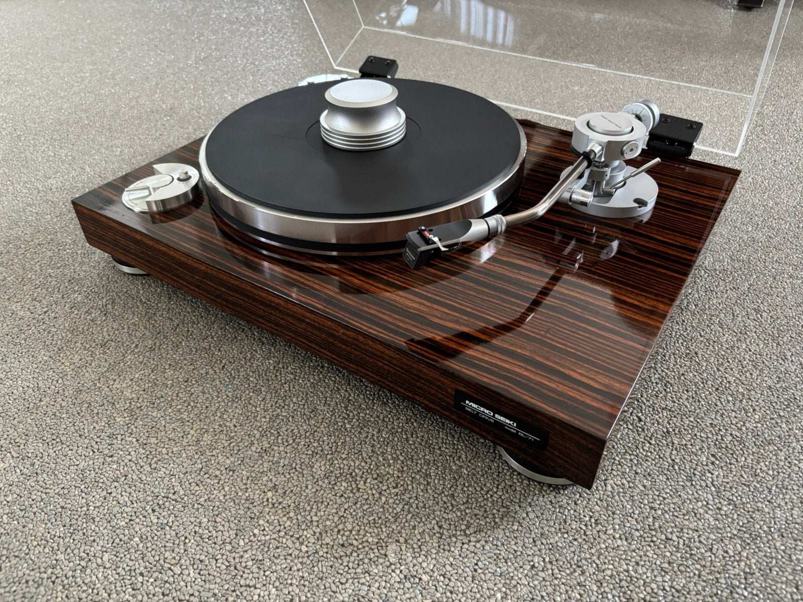 Micro Seiki BL-71 snaaraangedreven high end draaitafel, Ophalen of Verzenden, Zo goed als nieuw, Overige merken