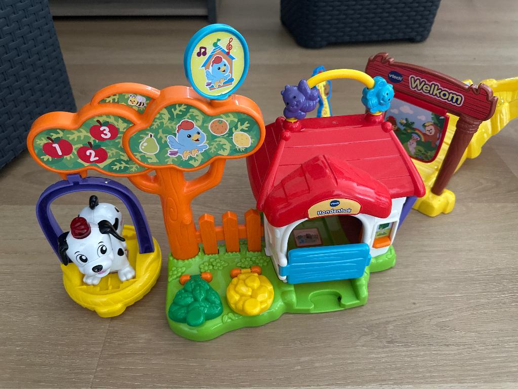 Vtech hondenhok, zoef zoef dieren avonturenjungle, kippenhok, Kinderen en Baby's, Speelgoed | Vtech, Ophalen, Gebruikt, 6 maanden tot 2 jaar