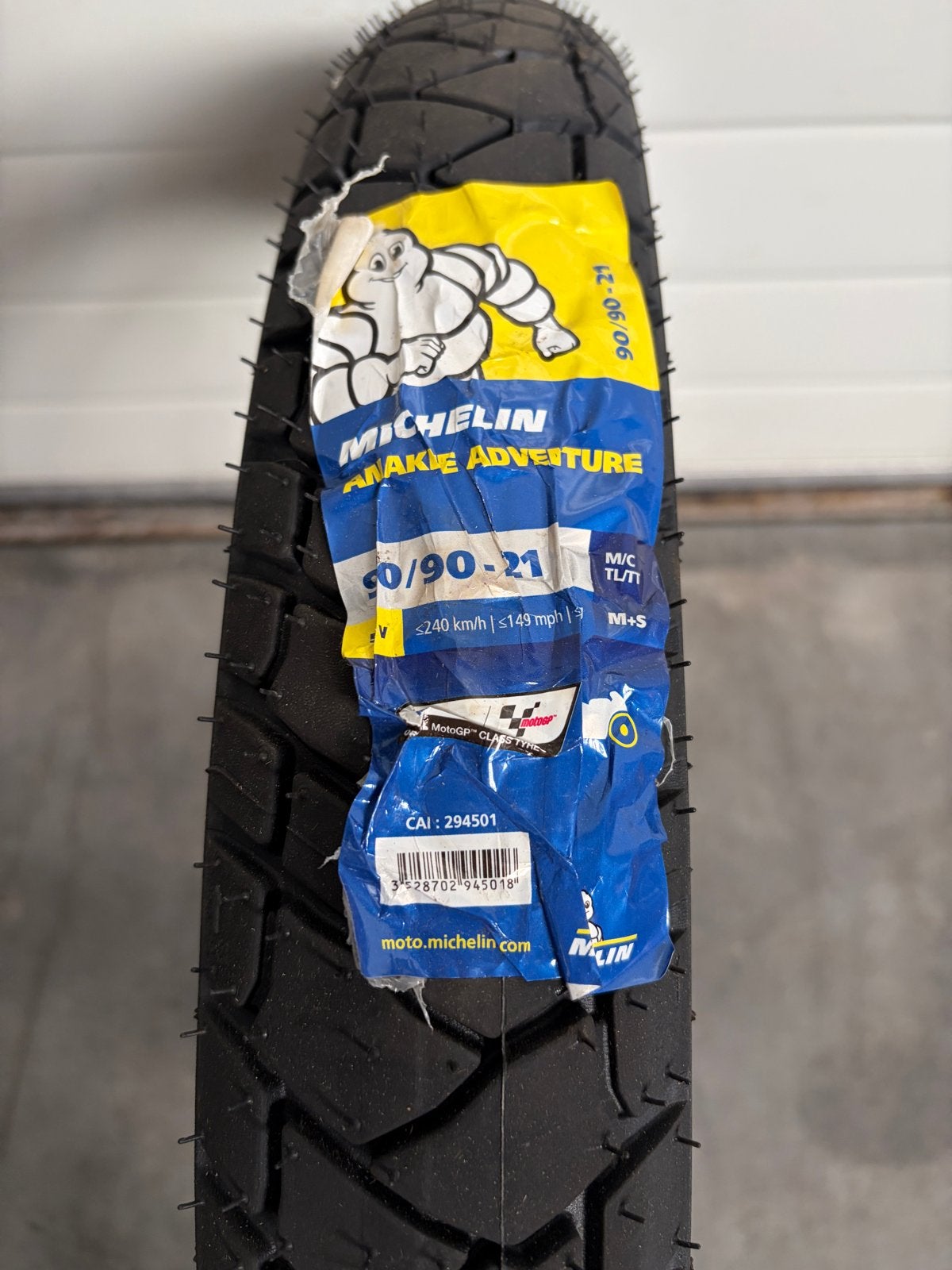 Michelin Anakee Adventure 90/90-21 54V Voorband Nieuw, Motoren, Contact@tc.michelin.eu, Nieuw, Ophalen of Verzenden, Manufacture Française des Pneumatiques Michelin