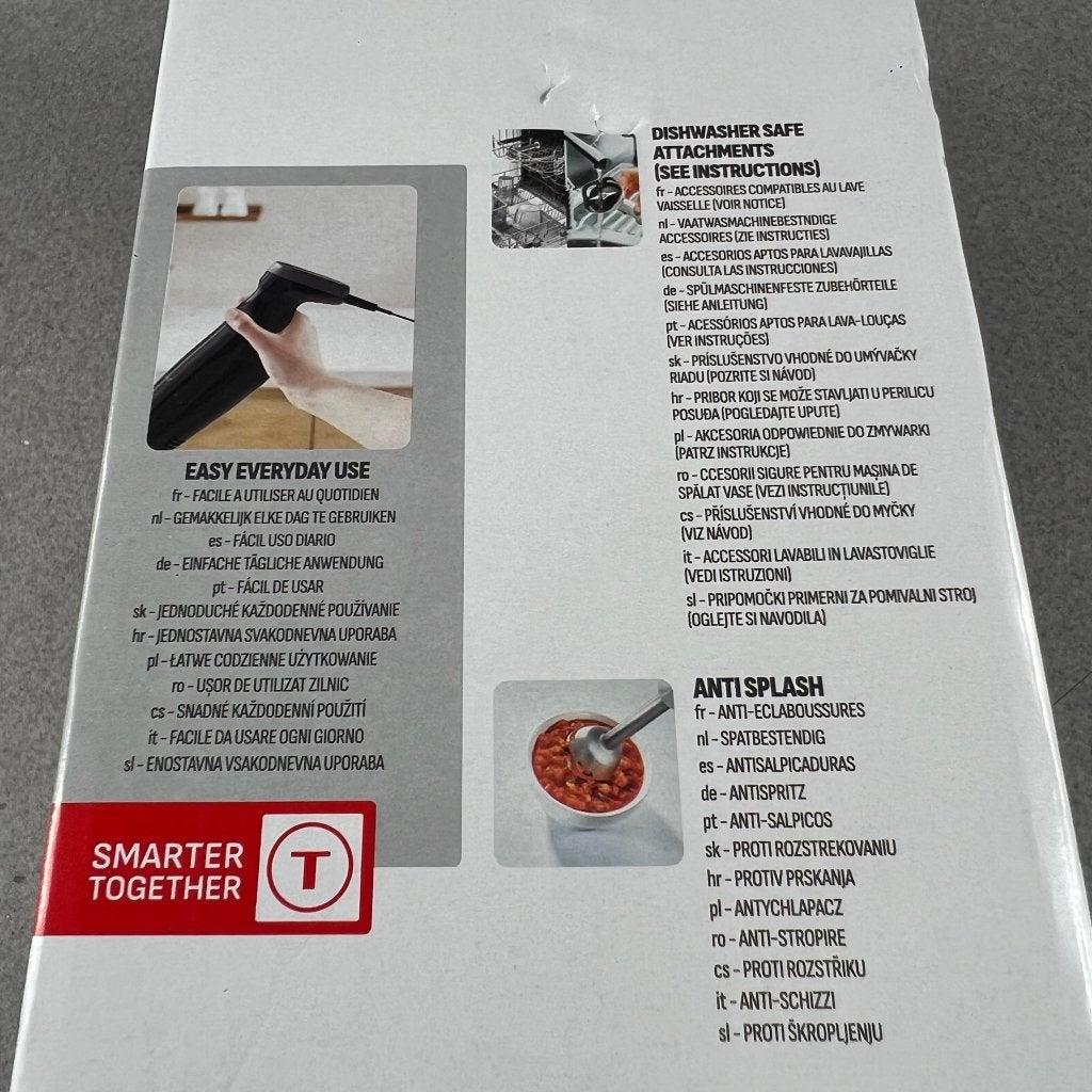 Tefal Easychef Staafmixer | HB4518E0 | nieuw | 417408, Nieuw, Ophalen of Verzenden, Vaatwasserbestendig, Minder dan 1 liter