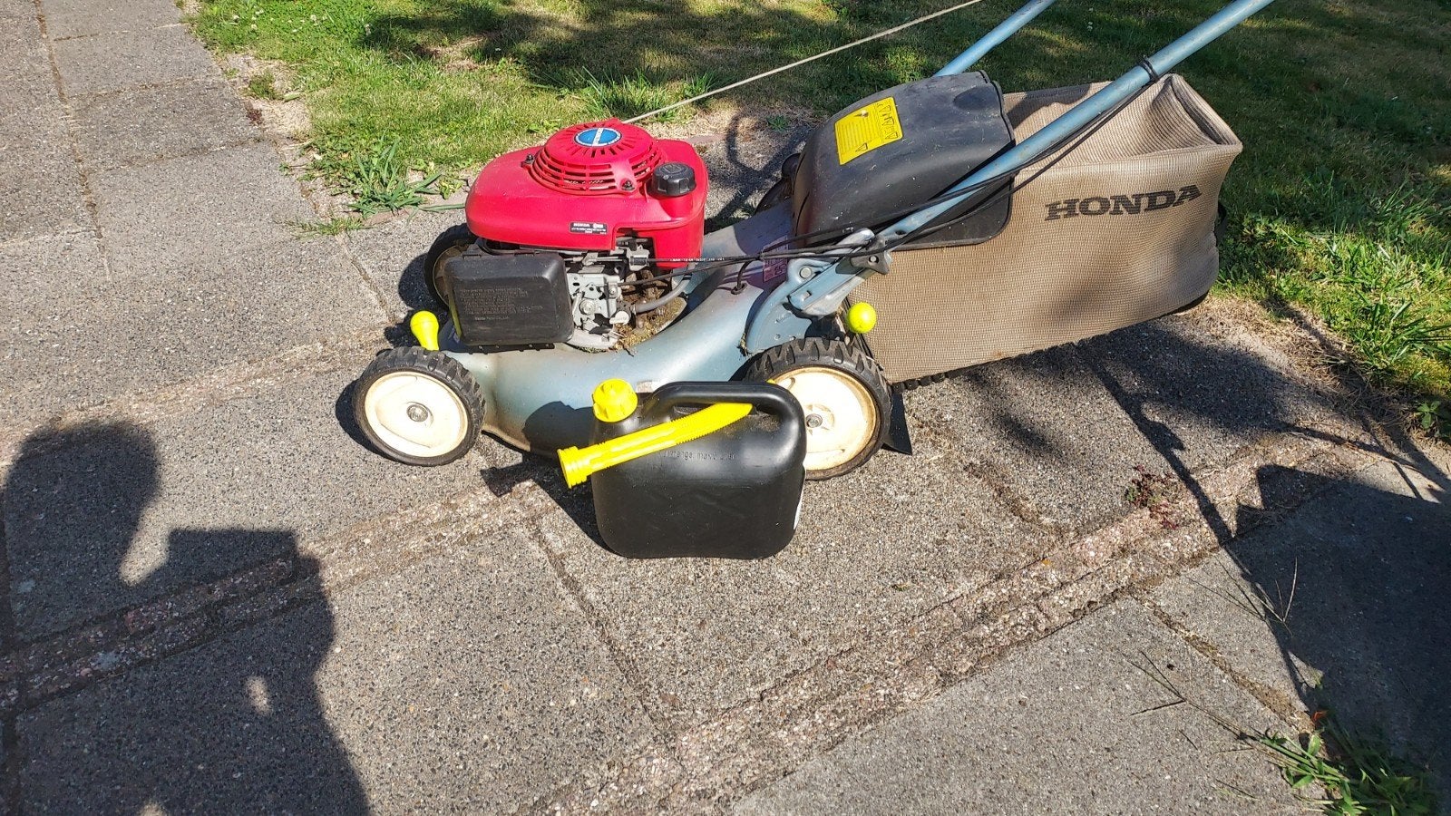 Honda Izy Zelfrijdende Grasmaaier - Benzine, Ophalen, Cirkelmaaier, Honda, Gebruikt