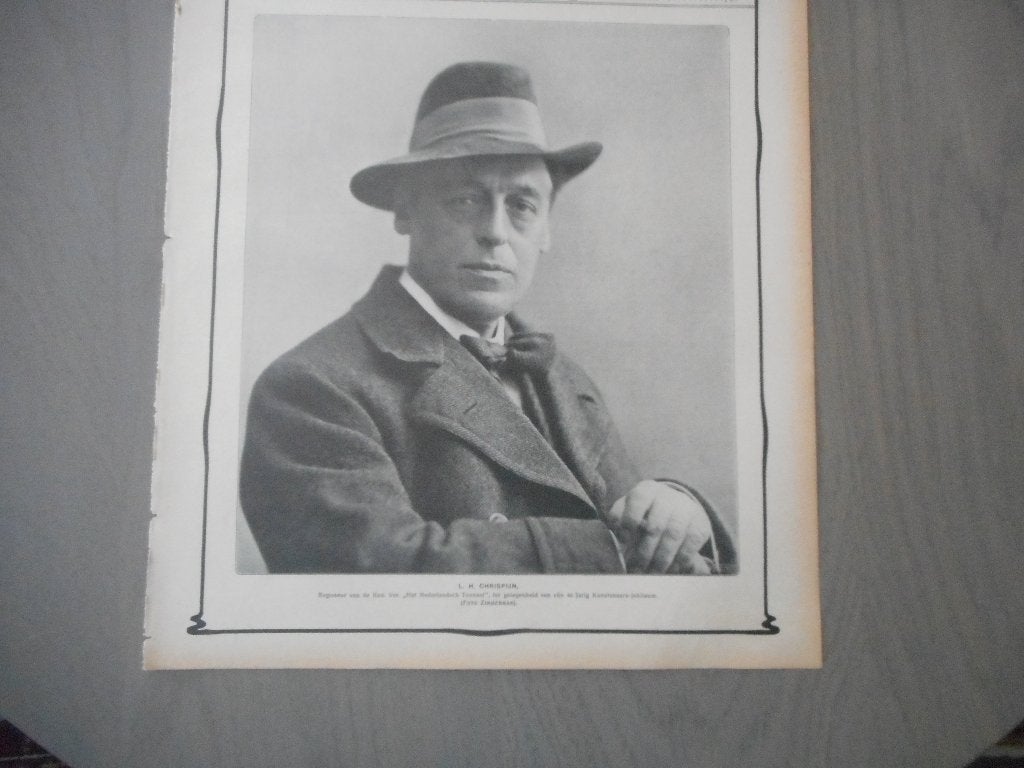 L.H. Chrispijn. Toneel. 25 Jarig jubileum. 1912., Verzamelen, Ophalen of Verzenden, Gebruikt, Boek, Tijdschrift of Artikel