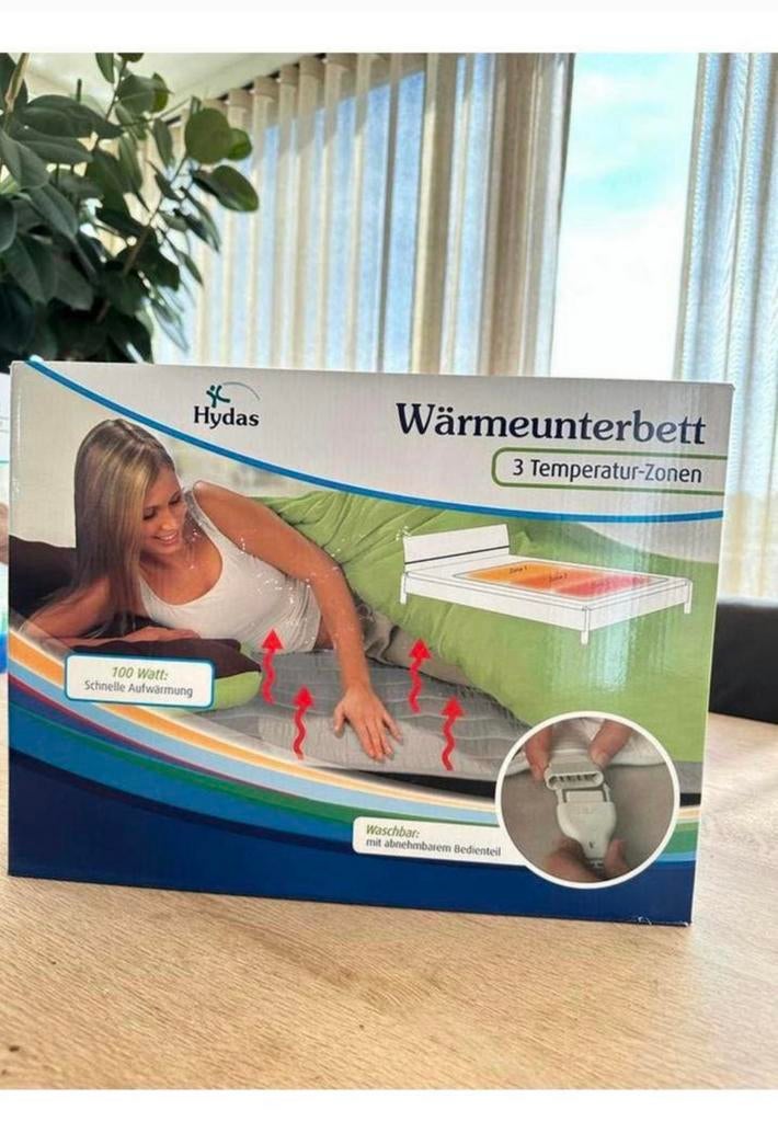 Nieuwe Hydas warmtedeken van €69 nu €25, Eenpersoons, Wit, Nieuw, Ophalen of Verzenden
