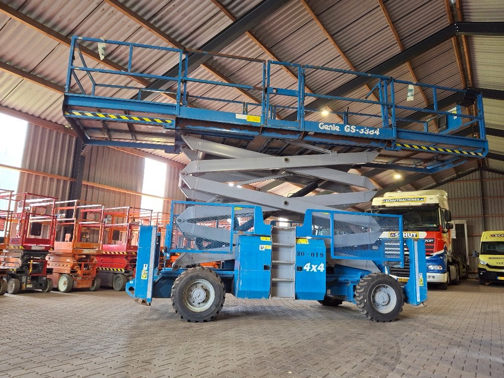 Genie GS3384 schaarhoogwerker diesel hoogwerker Bj 2011, Ophalen