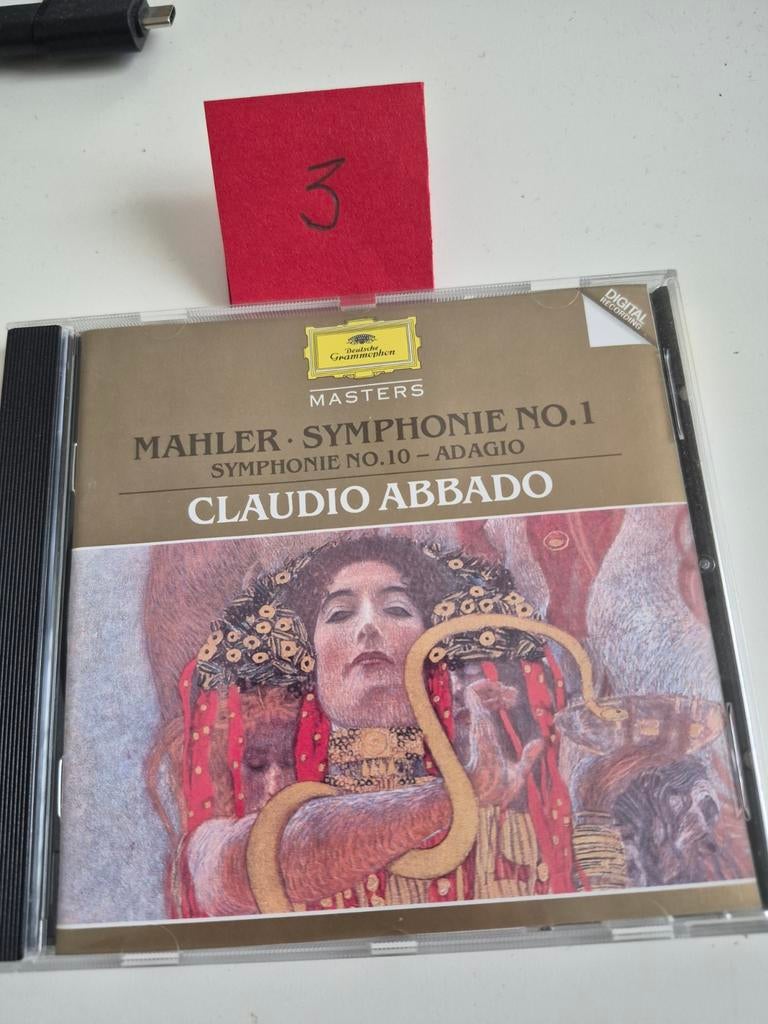 Mahler: Symfonieën 1 & 10 (Adagio) - Claudio Abbado CD, Ophalen of Verzenden