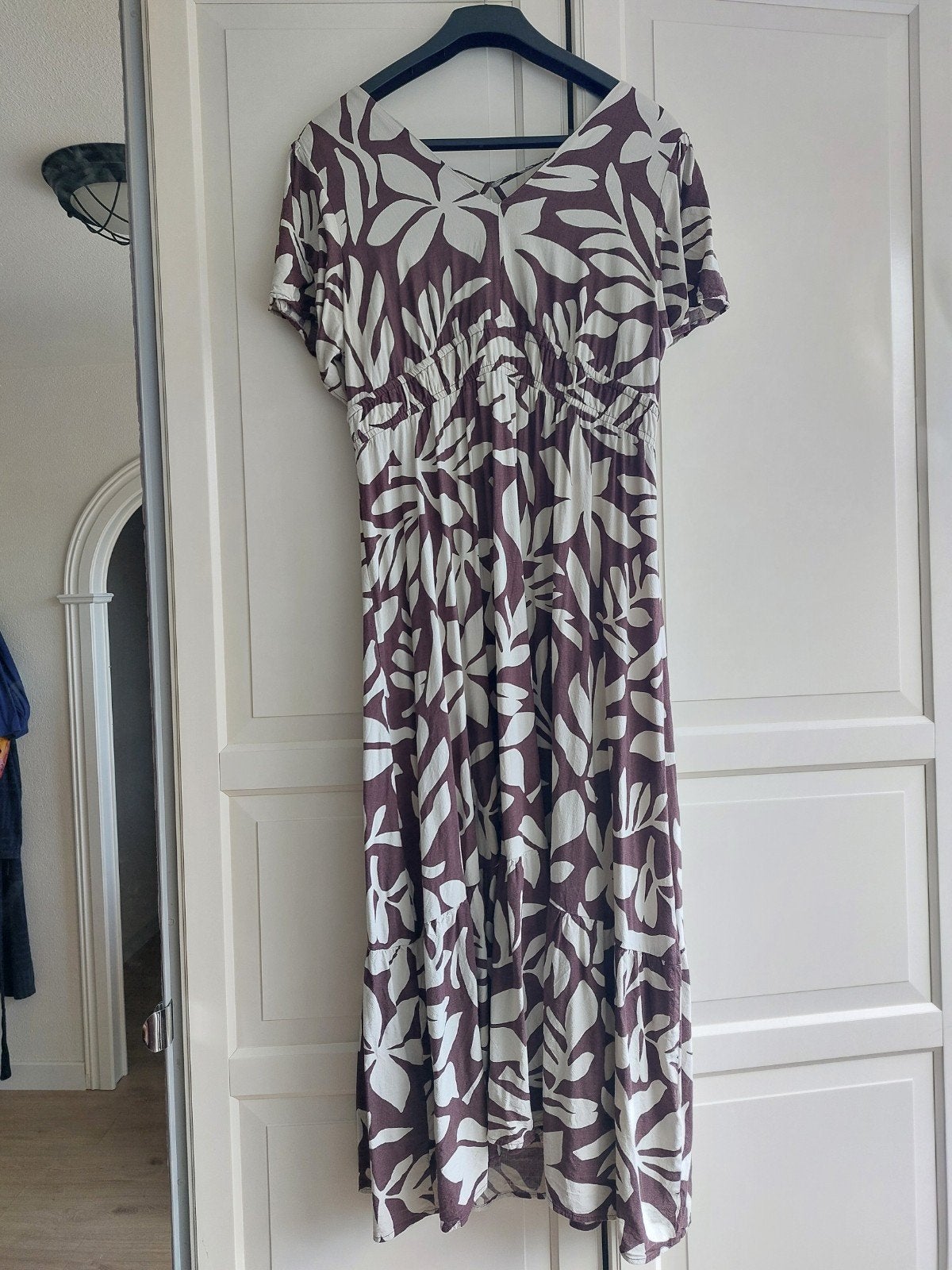 Garcia Jurk bruin maat XXL, Kleding | Dames, Bruin, Maat 46/48 (XL) of groter, Ophalen of Verzenden, Gedragen