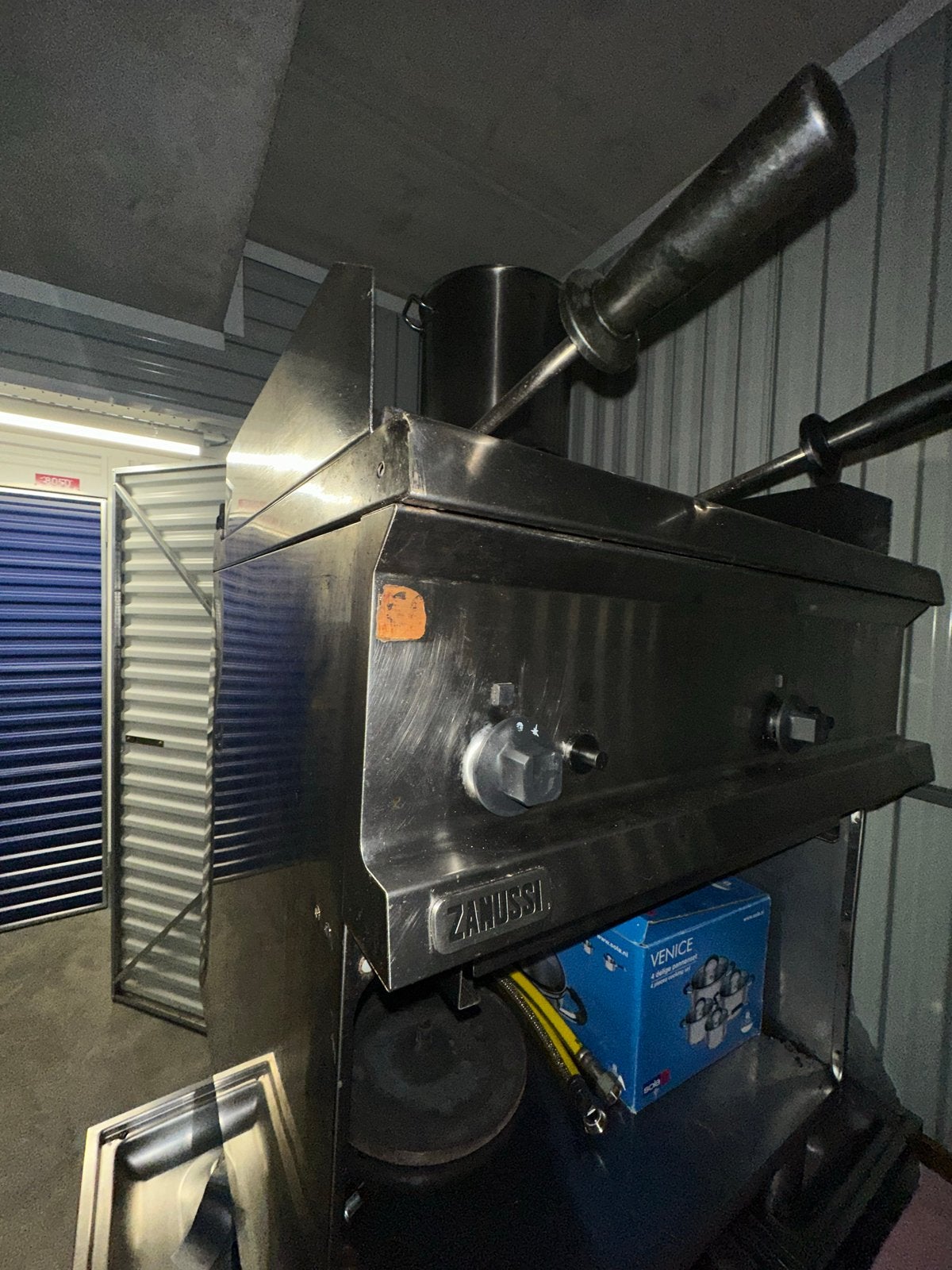 Zanussi Lavasteengrill 70cm Gas - Horeca Grill, Zakelijke goederen, Horeca | Keukenapparatuur, Ophalen, Gebruikt, Fornuis, Frituur en Grillen