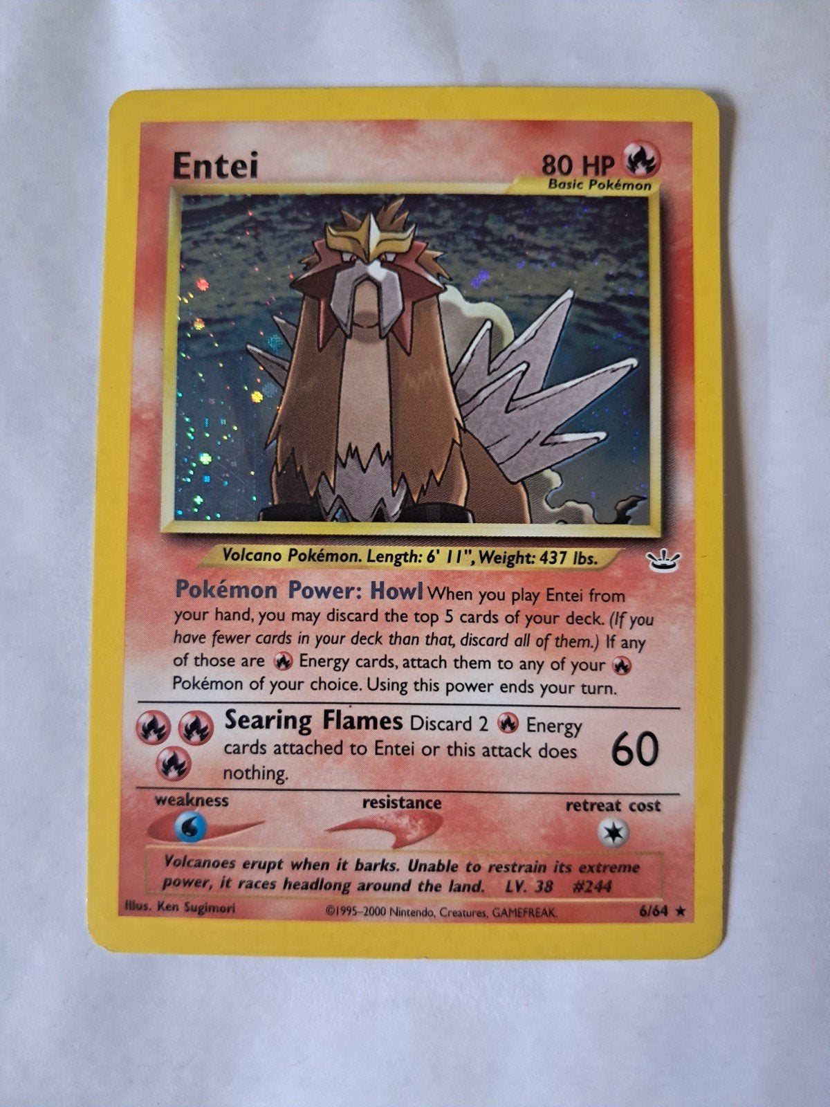 Entei 6/64 Neo Revelation, Ophalen of Verzenden