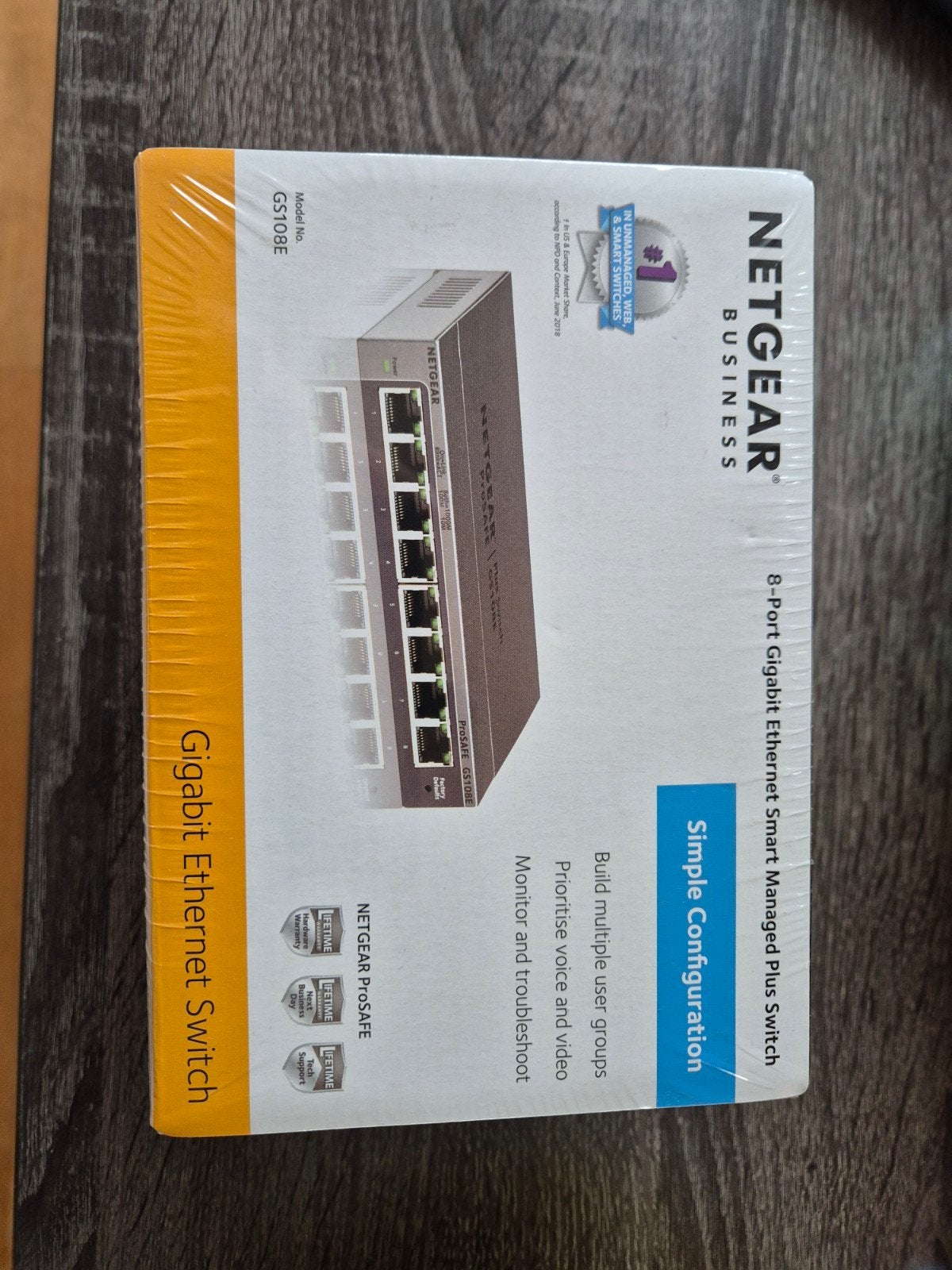 Netgear 108E 8-poorts 1Gb Ethernet Managed Plus, Ophalen of Verzenden, Nieuw