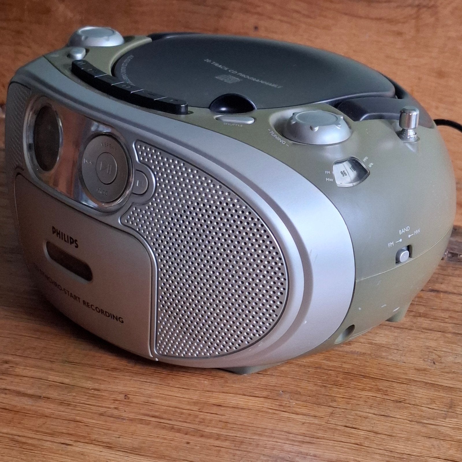 Philips AZ1002 Radio CD-speler Cassetterecorder, Ophalen of Verzenden