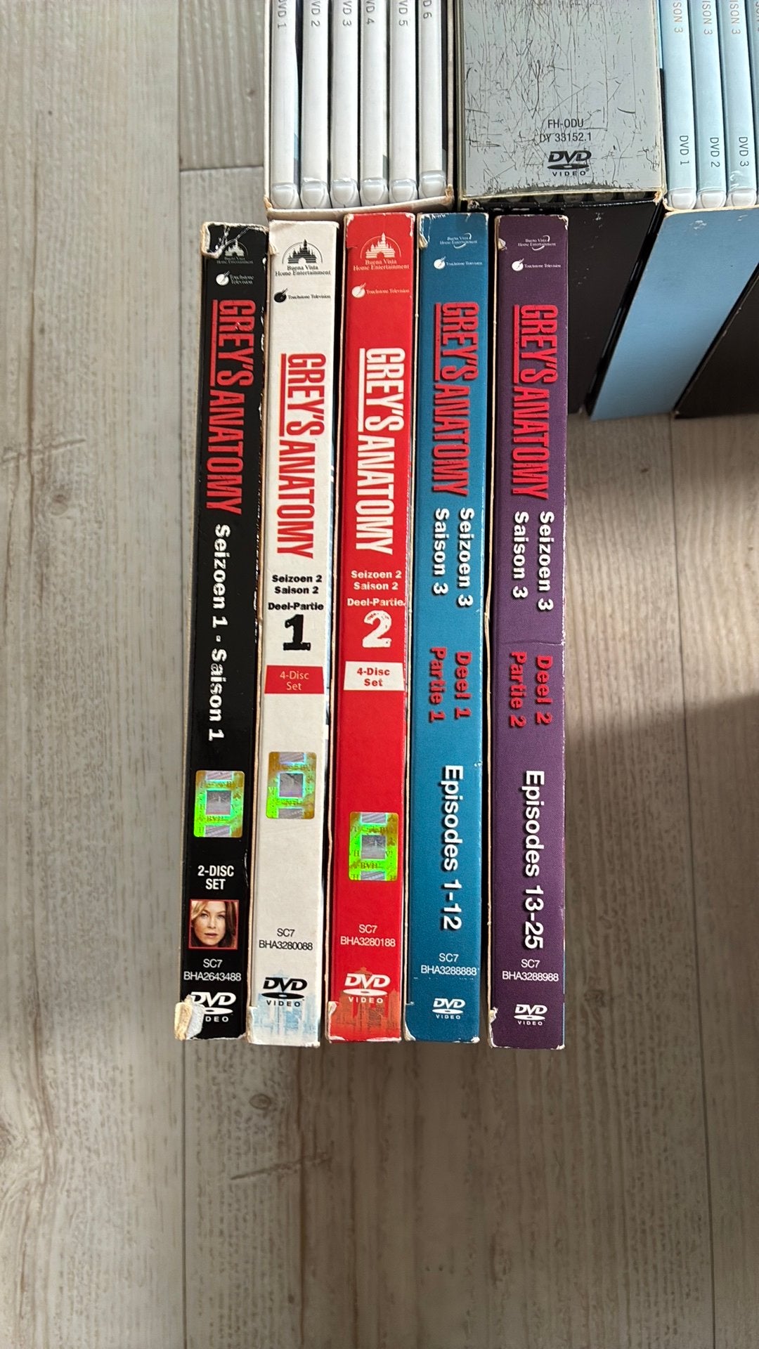 Grey’s anatomy seizoen 1,2,3, Cd's en Dvd's, Vanaf 12 jaar, Ophalen of Verzenden, Gebruikt, Drama
