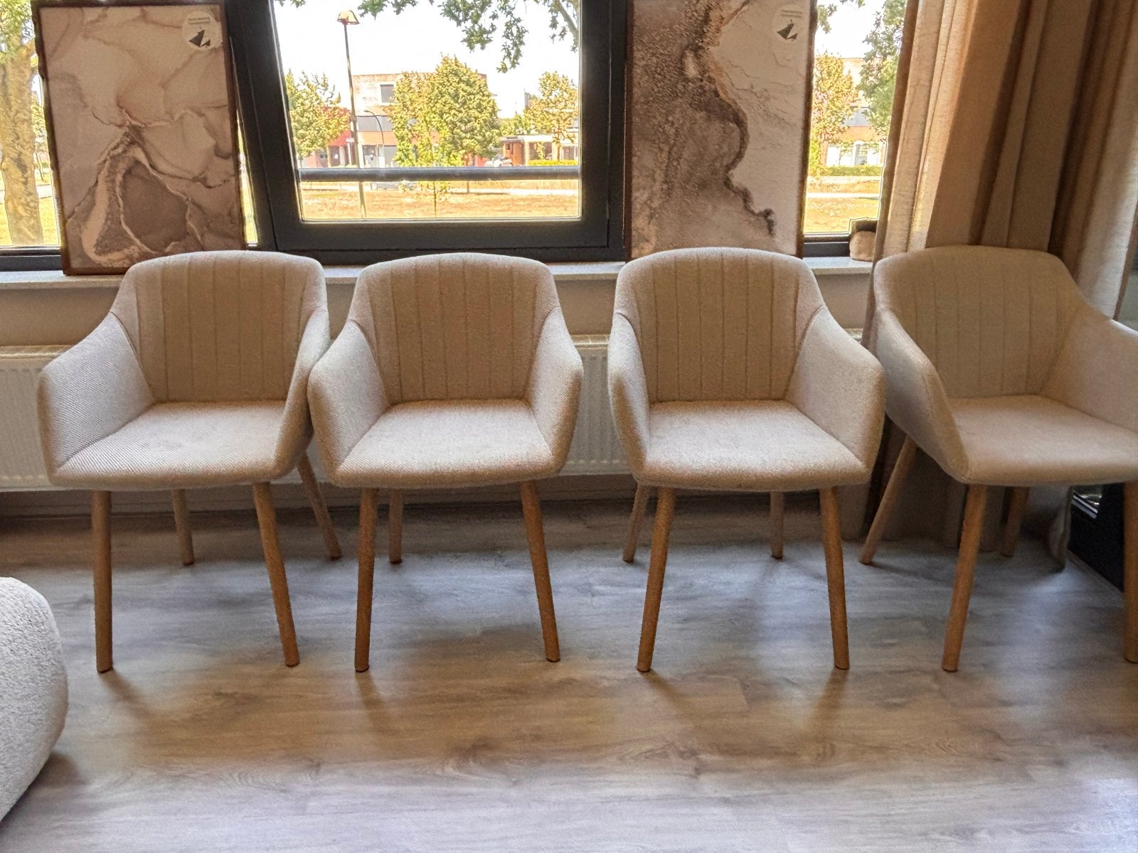 Jysk eetkamerstoelen - Zo goed als nieuw, Ophalen, Overige kleuren, Zo goed als nieuw, Vier
