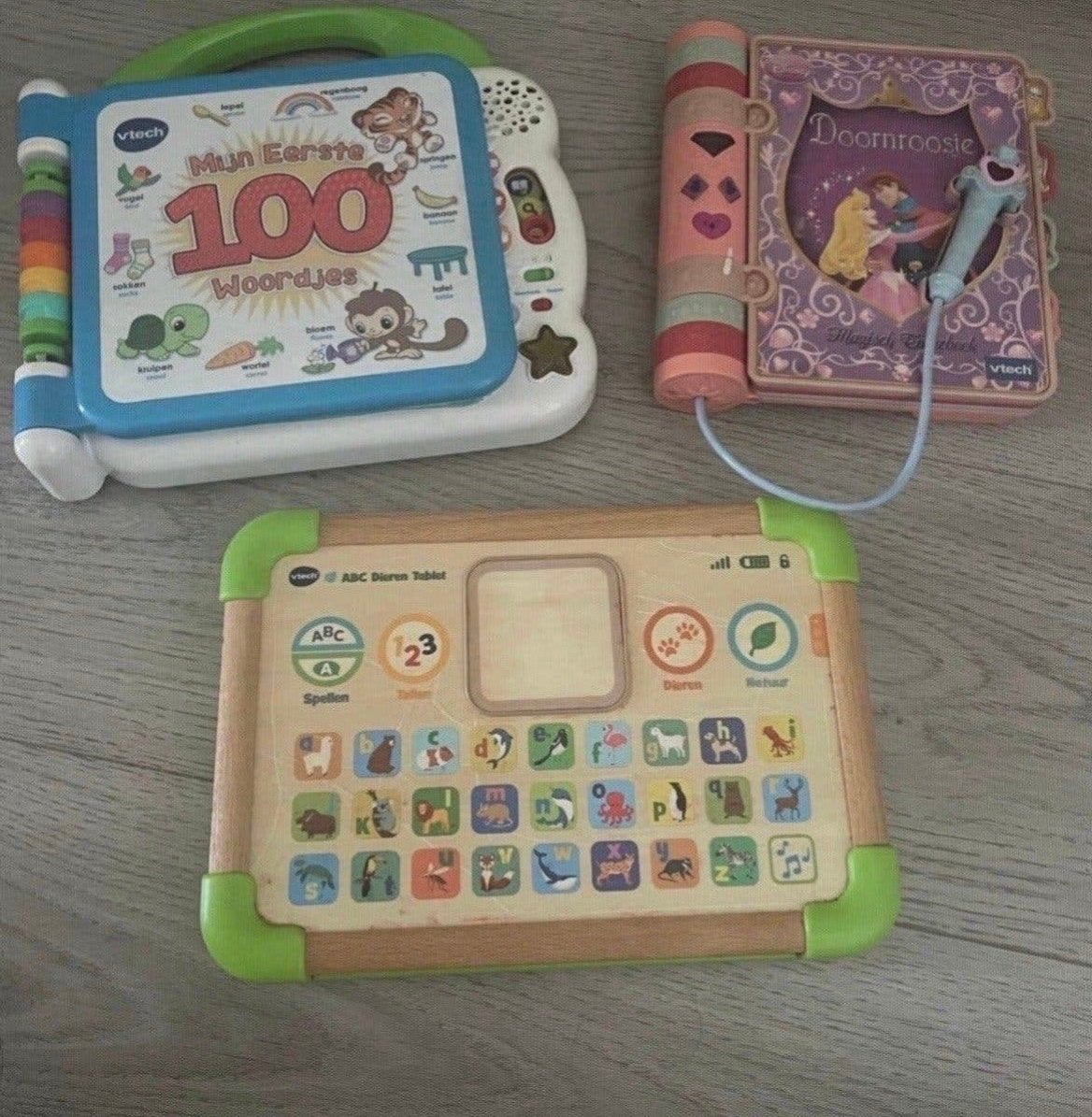 VTech Educatief Speelgoed: Mijn Eerste 100 Woordjes, Doornro, Ophalen of Verzenden, Gebruikt, Taal en Lezen, Met geluid