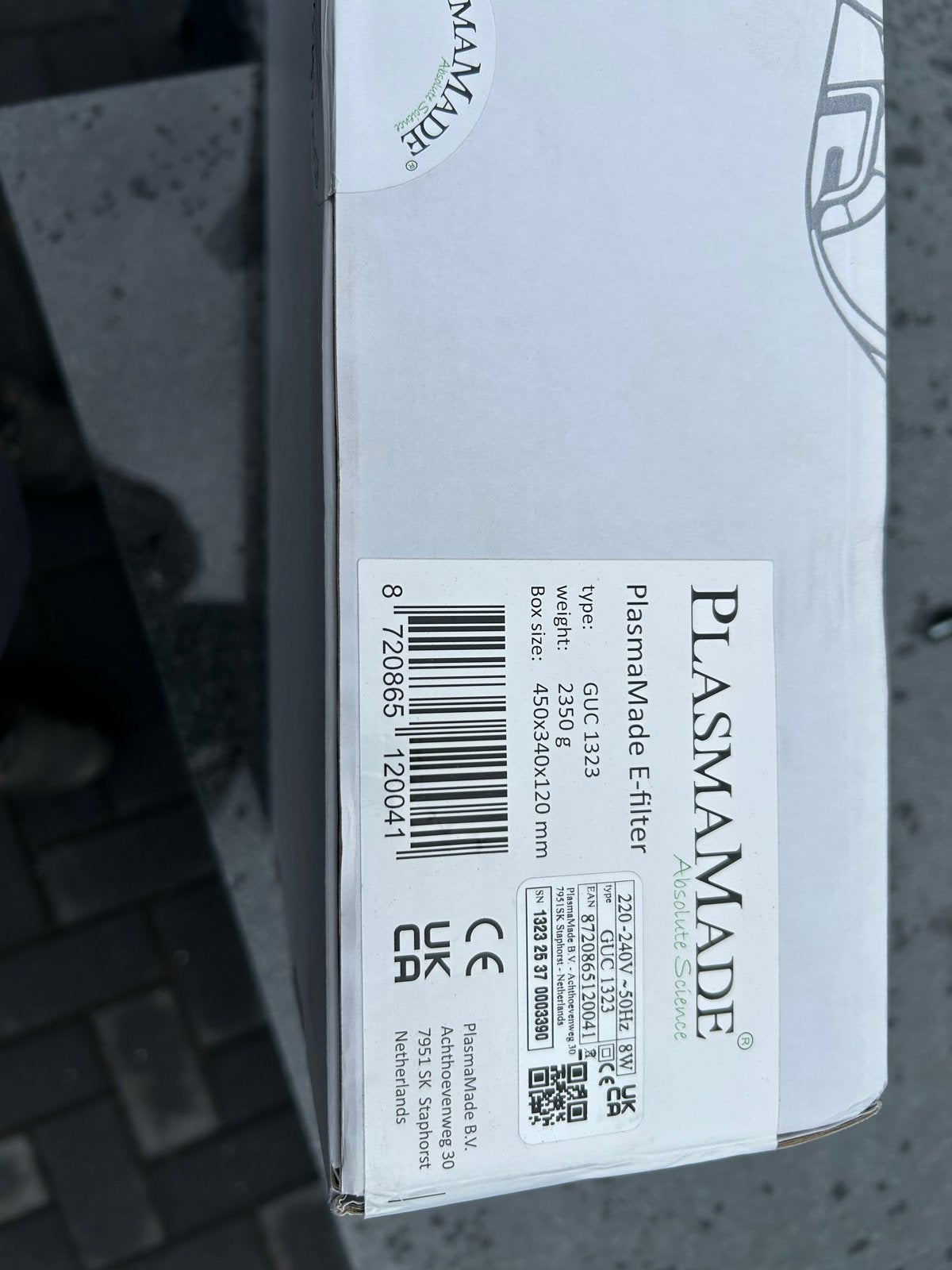 PlasmaMade E-filter GUC 1323 afzuigkap filter, Ophalen, Nieuw