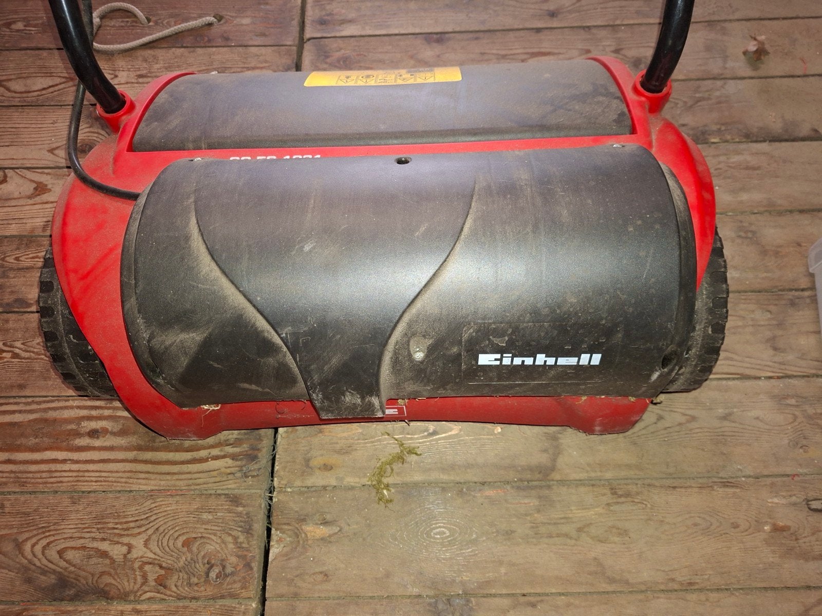 verticuteer machine, 100 liter of meer, Ophalen