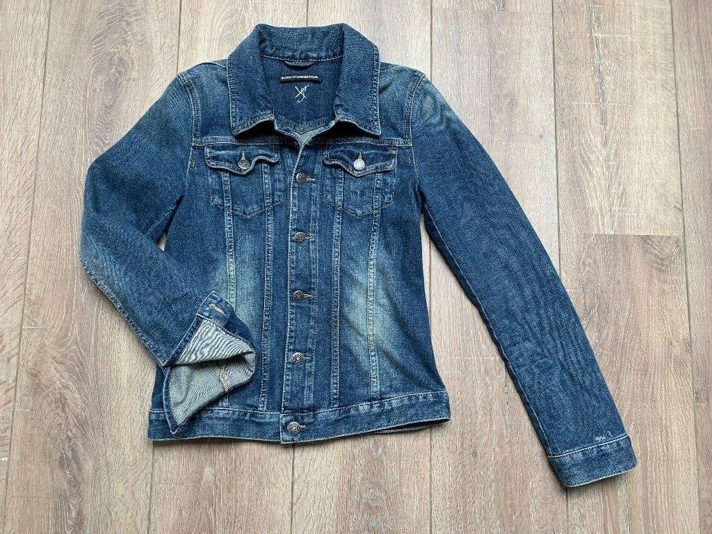 Drykorn jeans jack spijkerjas jasje blauw 2 = S/36, Drykorn, Zo goed als nieuw, Maat 36 (S), Verzenden