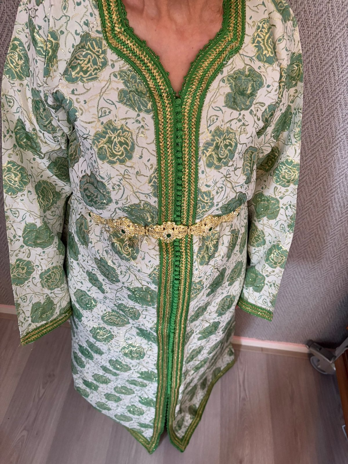 kaftan, Overige typen, Zo goed als nieuw, Groen, Ophalen