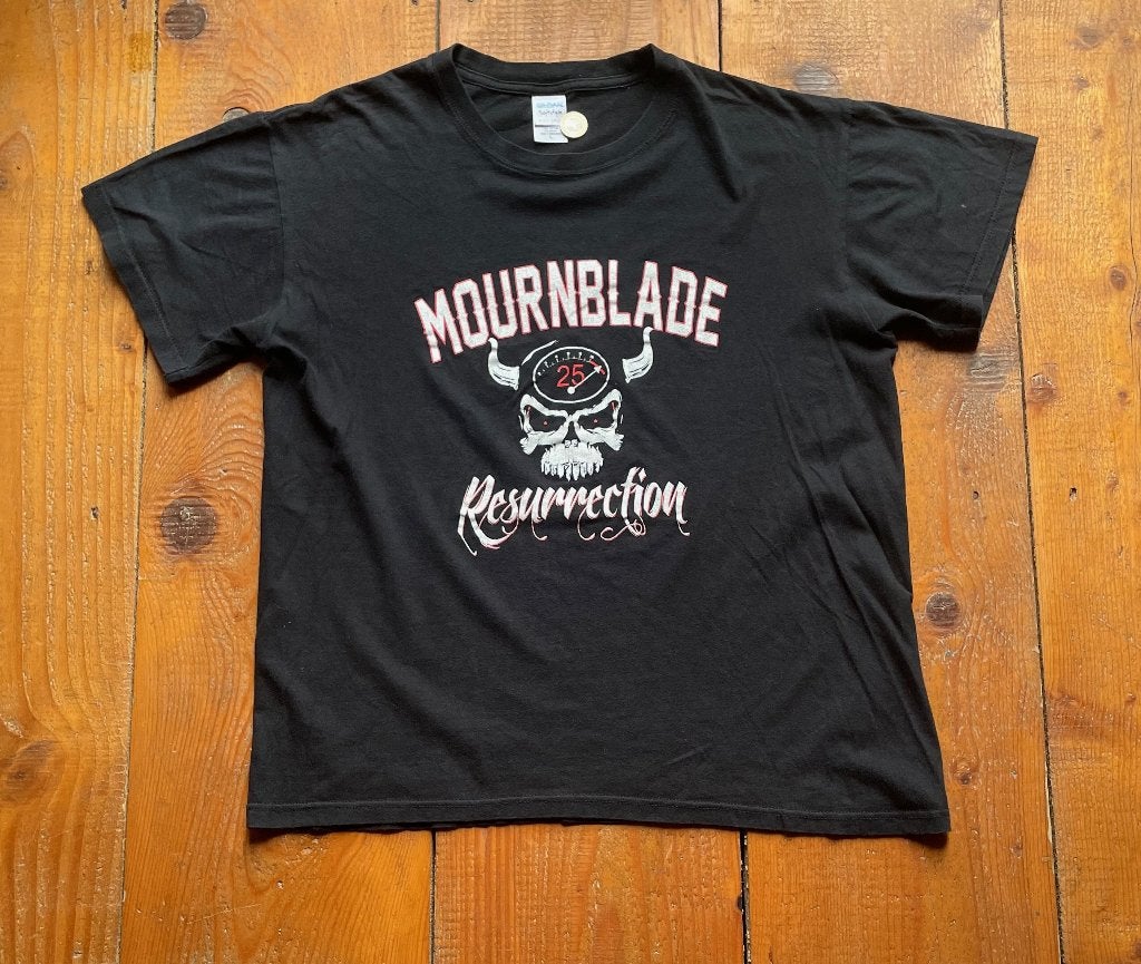 Mournblade "Resurrection" Heavy Metal T-Shirt - L - A-307, Maat 52/54 (L), Verzenden, Zwart, 6000 Park of Commerce Blvd, Boca Raton, FL 33487, USA