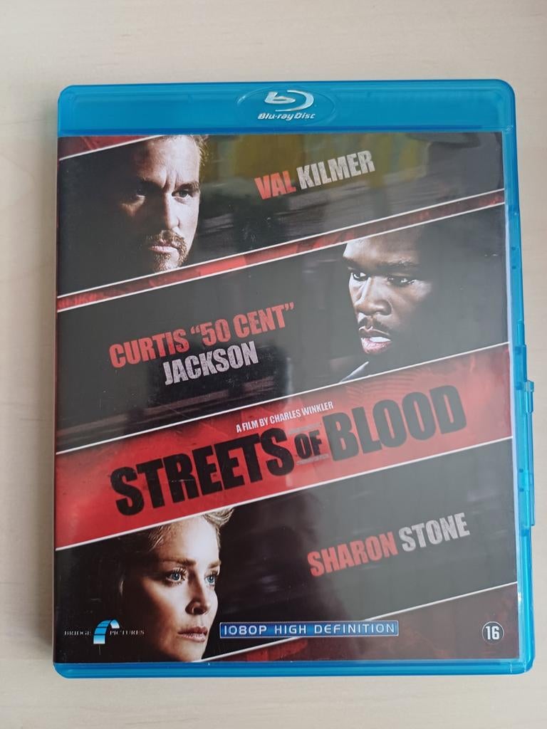 Streets of Blood Blu-ray met Val Kilmer & 50 Cent, Ophalen of Verzenden, Zo goed als nieuw, Actie