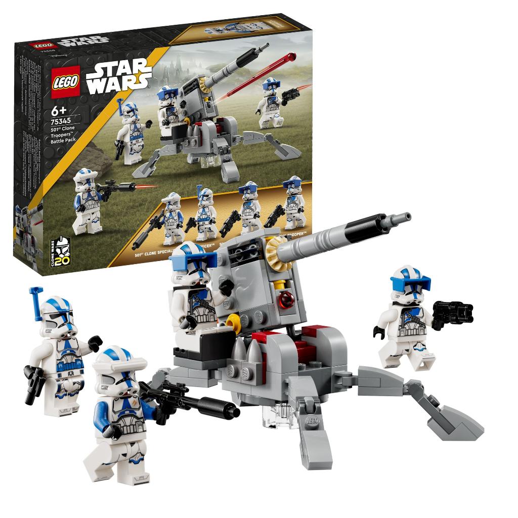 LEGO 75345 Star Wars 501ste Clone Troopers Battle Pack 119d, Star Wars, Lego, Nieuw, Ophalen of Verzenden