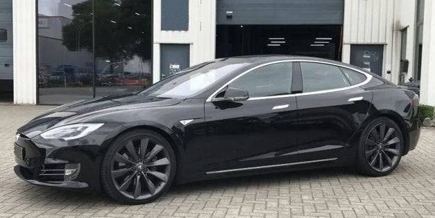 Originele 21 inch Tesla Model S Turbine velgen met banden, Auto-onderdelen, Banden en Velgen, -, -, Banden en Velgen, Zomerbanden