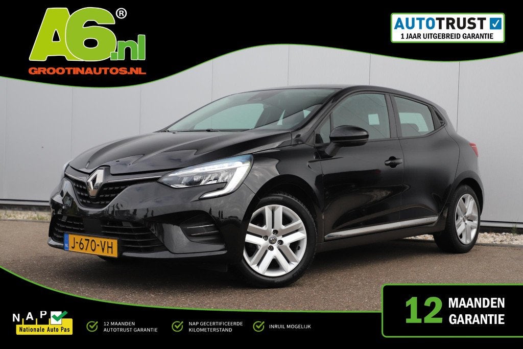 Renault Clio 1.0 TCe Zen 101PK Navigatie Carplay Android Air, Auto's, Renault, Bedrijf, Te koop, Clio, ABS, Airbags, Airconditioning