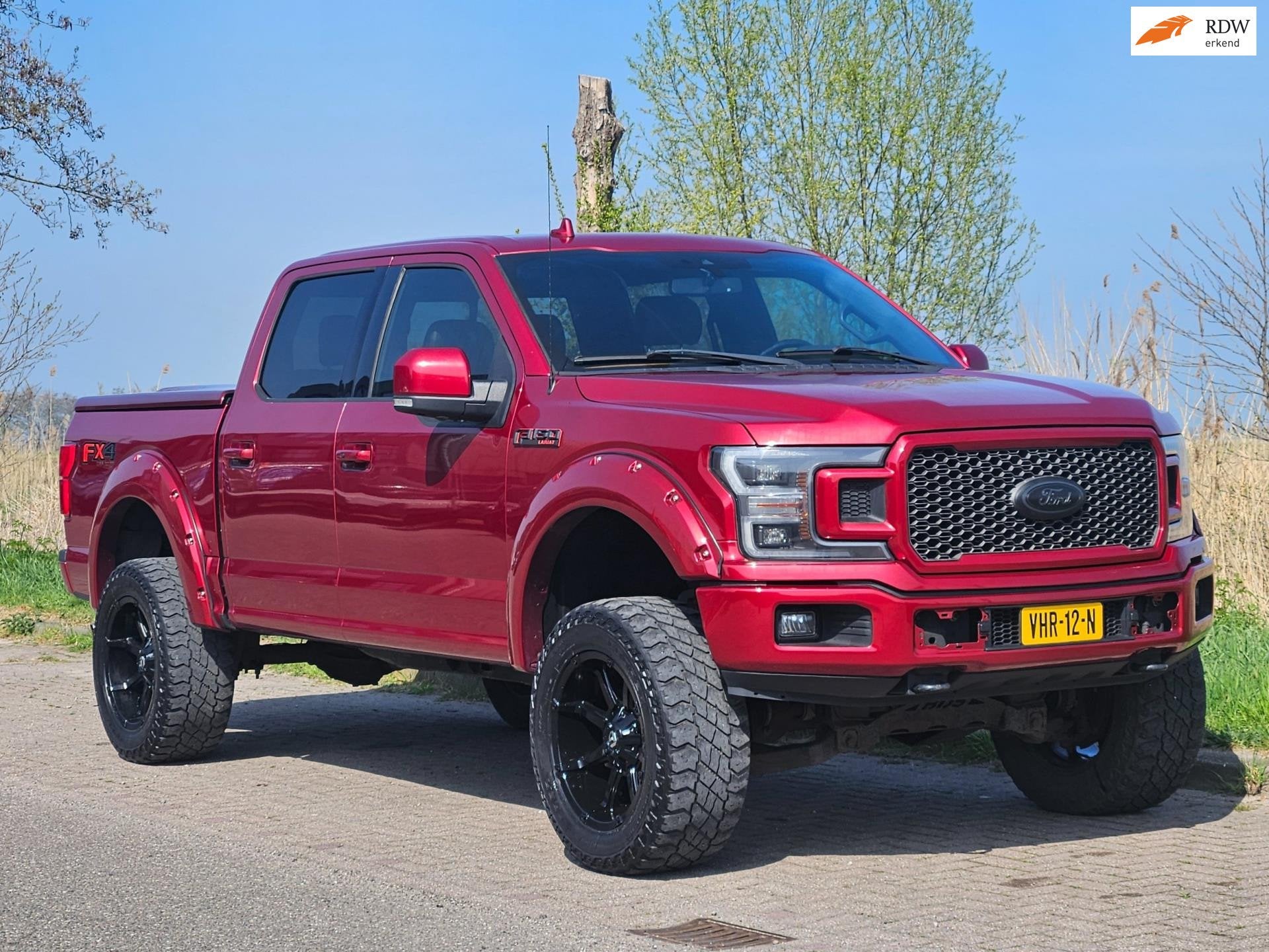 Ford USA F150 3.5 V6 Lariat Sport MONSTERTRUCK ! (12-2018), Gebruikt, F-150, Leder, Bedrijf