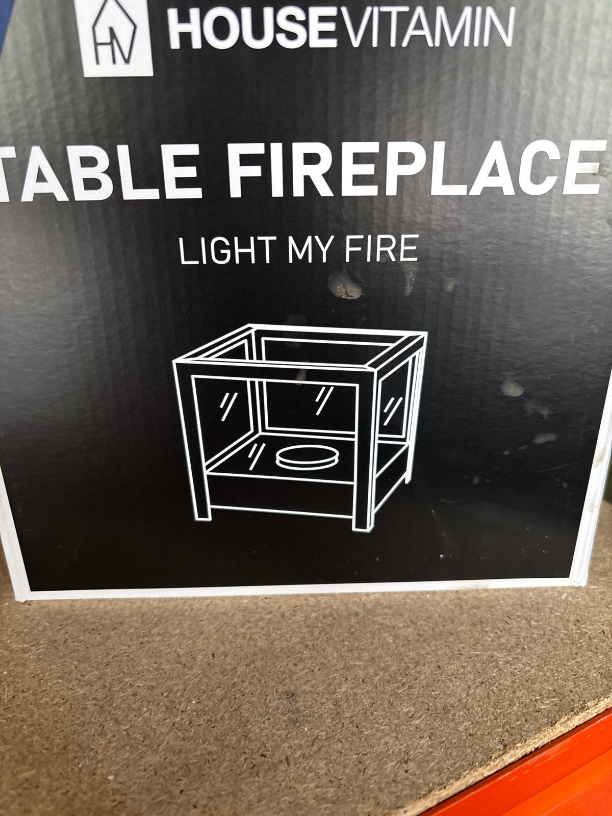Housevitamin Tafelhaard 'Light My Fire' - Sfeervol, Ophalen, Nieuw, Wit, Metaal