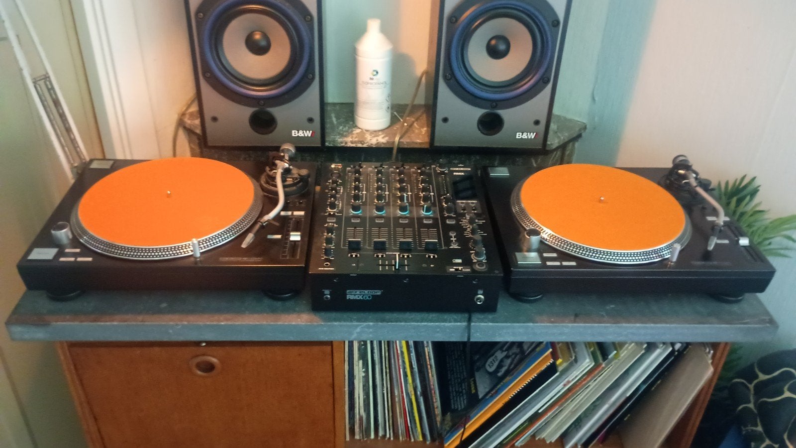 Complete DJ-set: 2x Reloop RP-7000MK2 + RMX-60 m, Ophalen, Zo goed als nieuw, Reloop