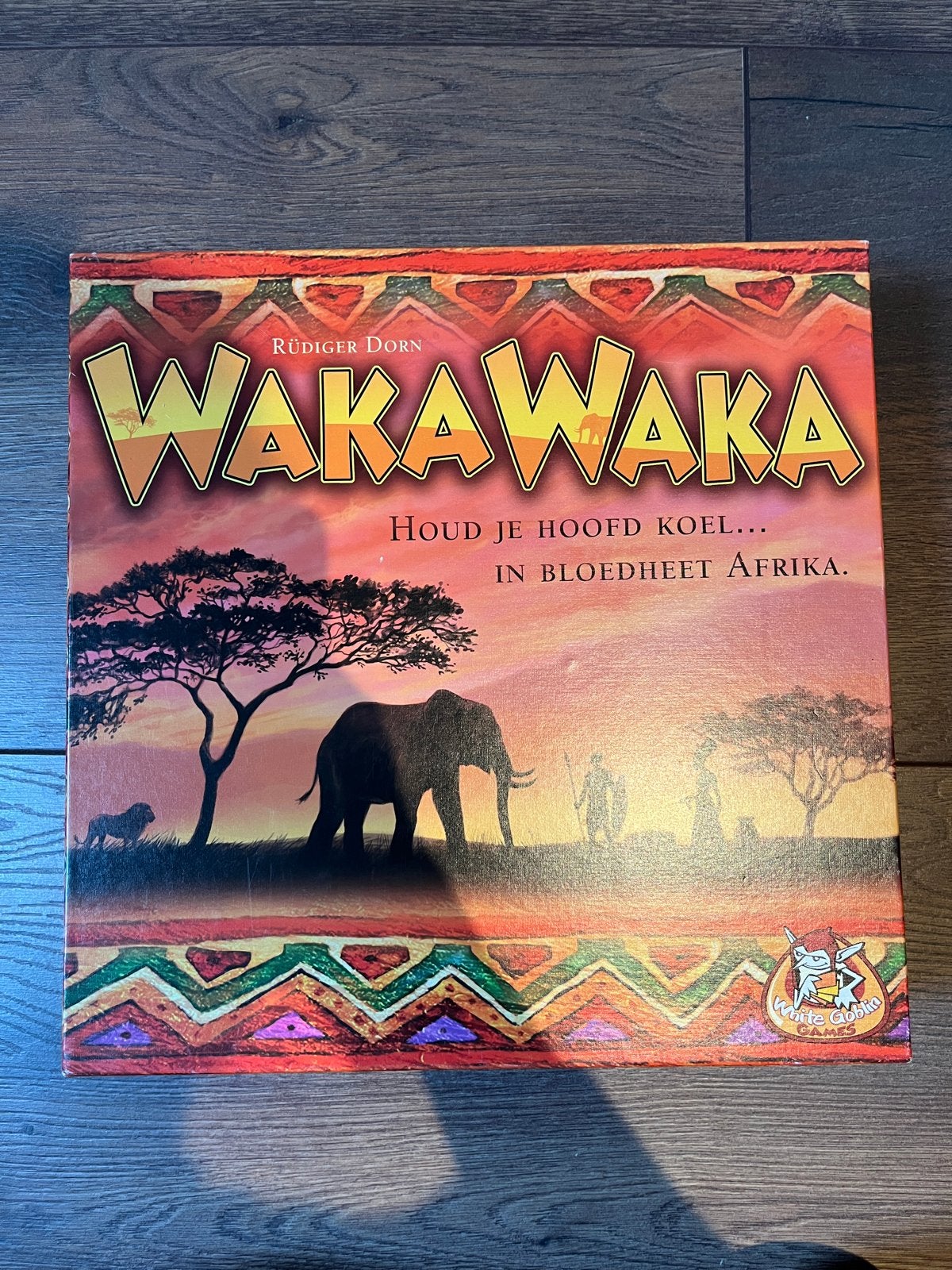 Waka Waka bordspel - Houd je hoofd koel in Afrika, Drie of vier spelers, Ophalen of Verzenden, Gebruikt