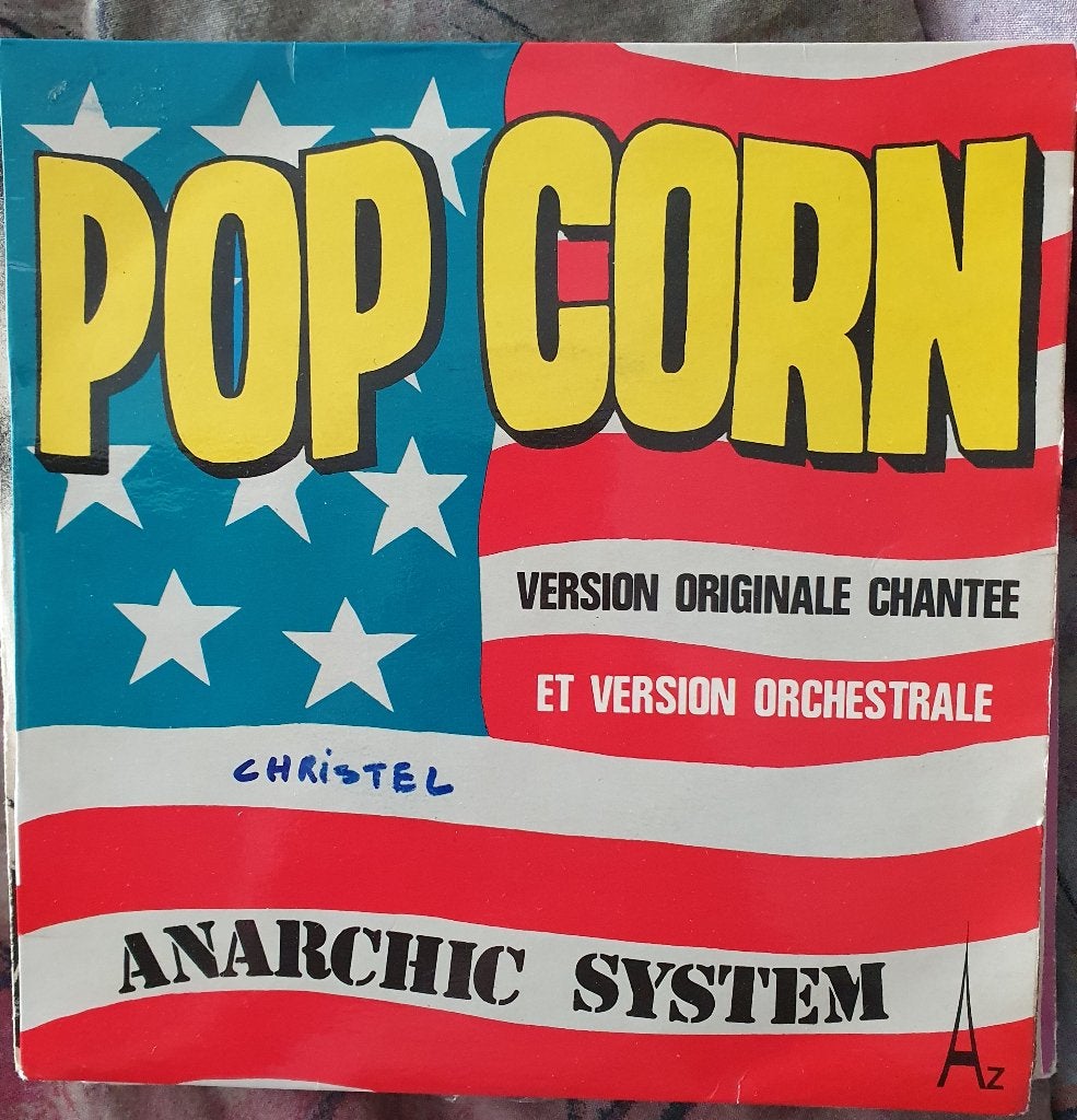 Anarchic System - Popcorn, Cd's en Dvd's, Vinyl Singles, Gebruikt, Fotohoes, Single, 1970 - 1979, Pop, 7 inch, Verzenden