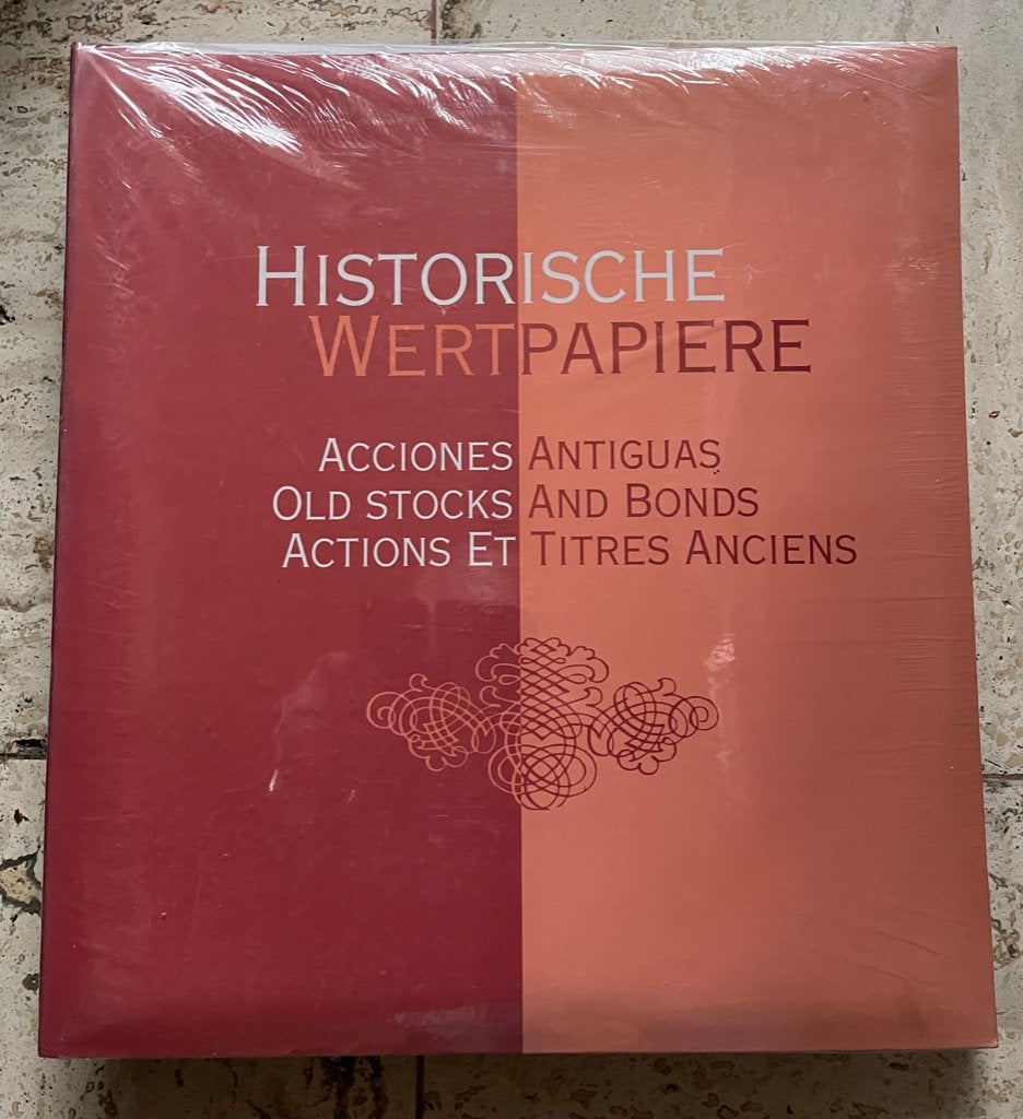 album Historische Waarde-papieren / vel-delen te bewaren., Ophalen of Verzenden, Verzamelalbum