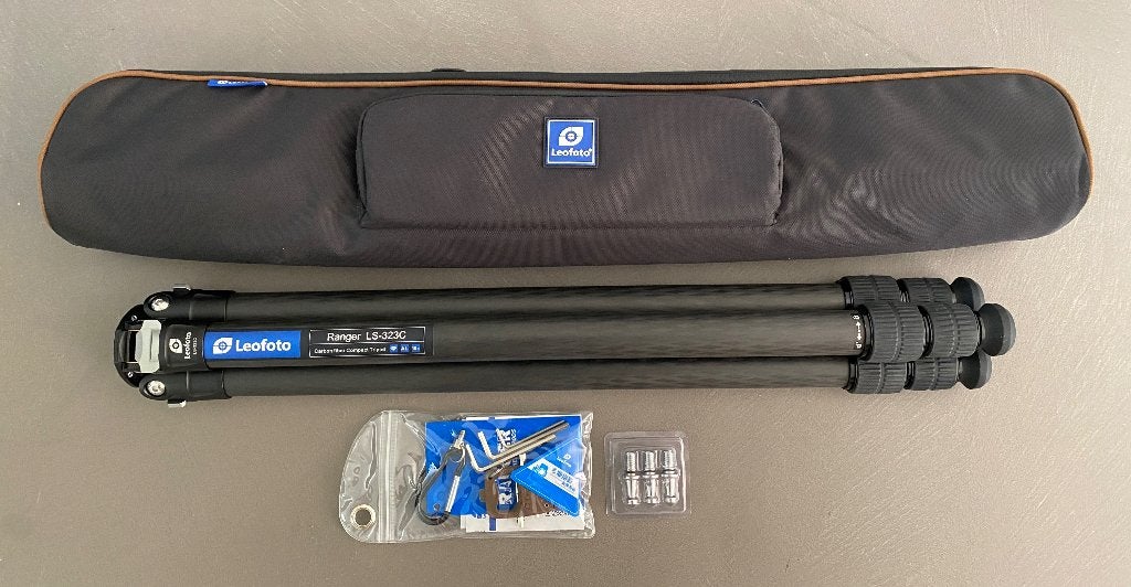 Leofoto Ranger LS-323C Carbon Fiber Statief, Ophalen, Overige merken, Flexibele poten, Driepoot