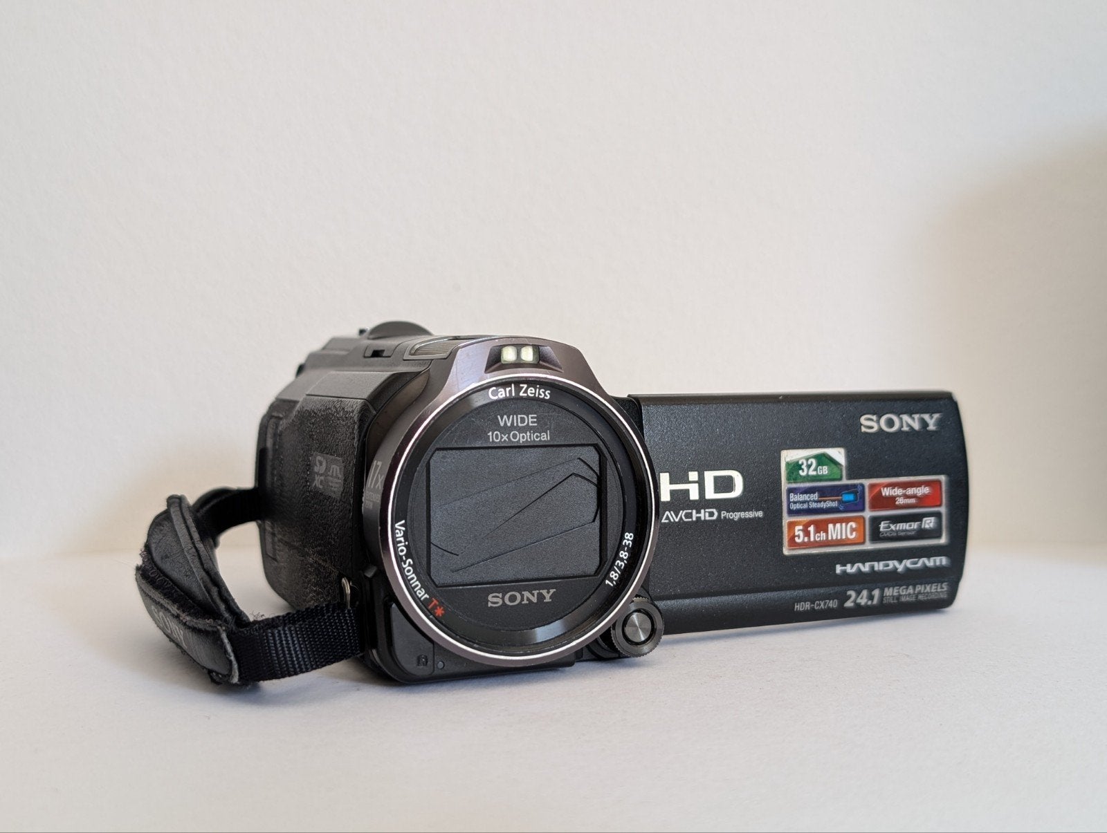 Sony handycam HDR-CX740VE 24.1 megapixel Zeiss 32GB, Gebruikt, Verzenden, 20x of meer, Sony