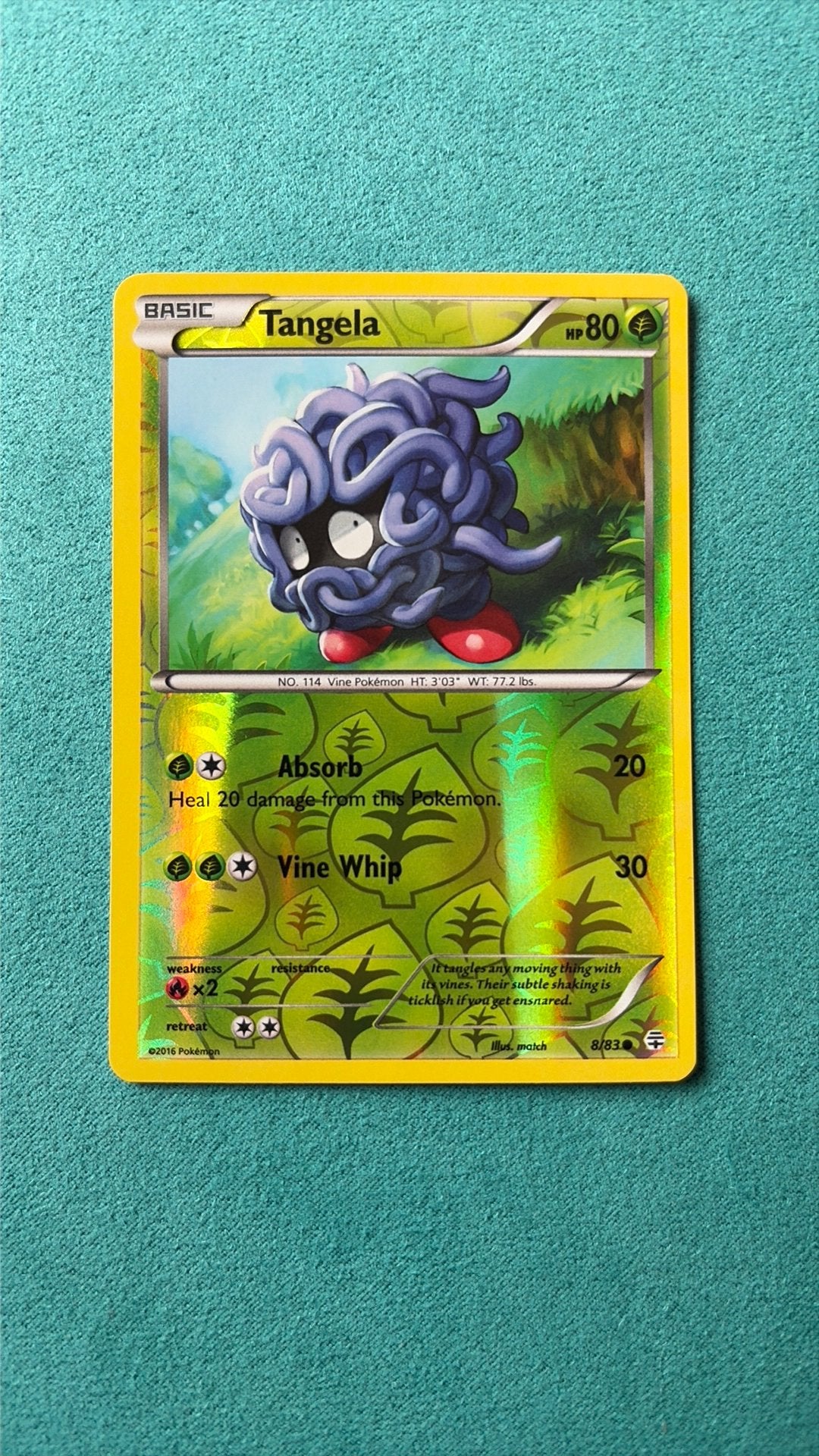 Tangela 8/83 - Reverse Holo - Generations, Ophalen of Verzenden