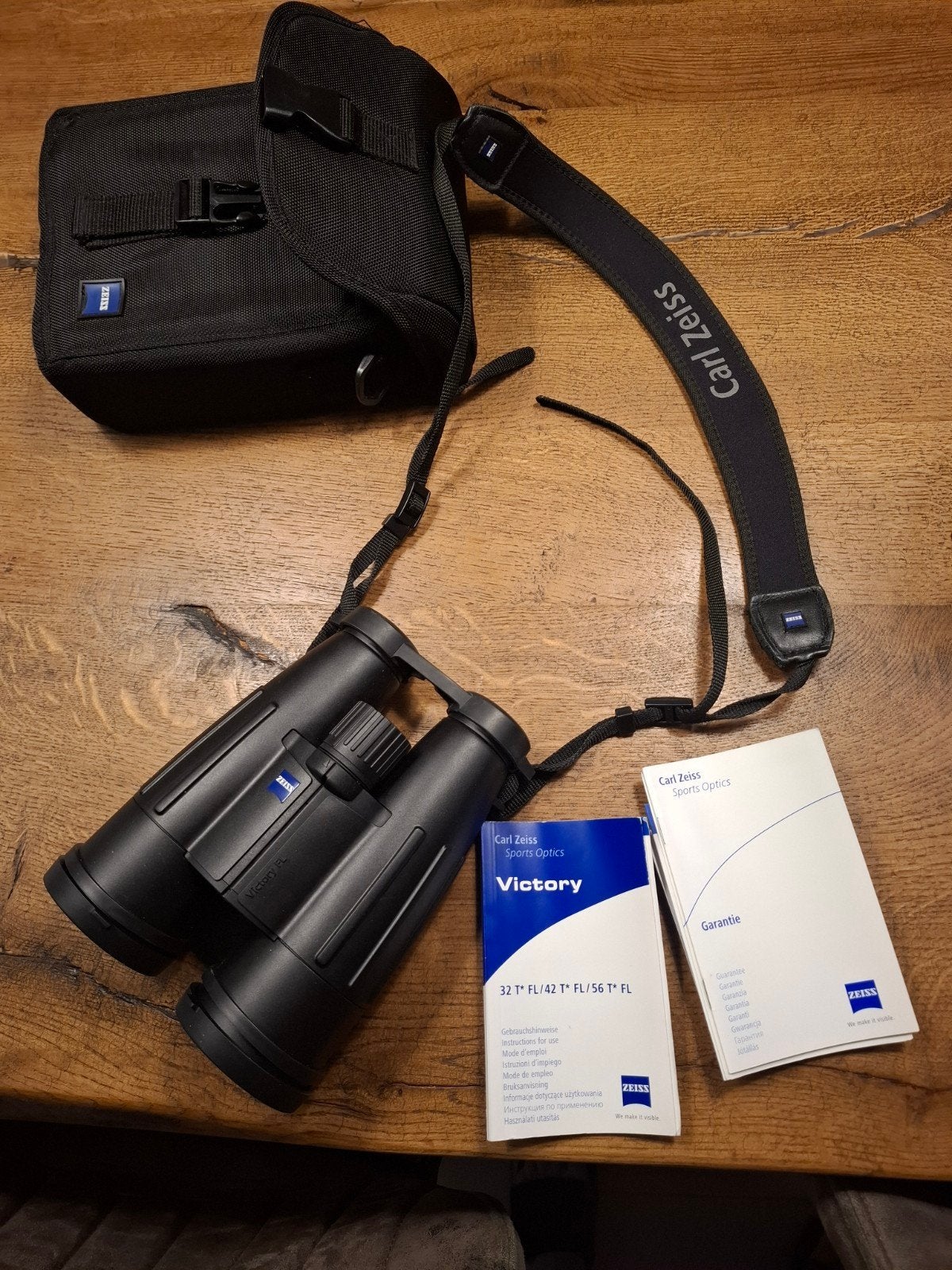 Carl Zeiss Victory Verrekijker met Tas en Accessoires, Audio, Tv en Foto, Dakkant (recht), Ophalen of Verzenden, Zo goed als nieuw