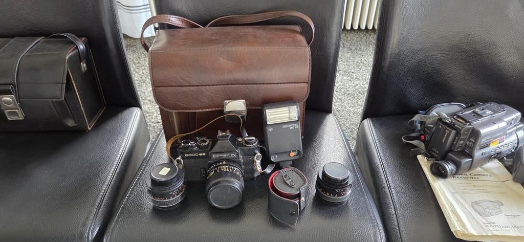 Revueflex 5000ee spiegelreflexcamera, Audio, Tv en Foto, Fotocamera's Analoog, Ophalen, Spiegelreflex, Overige Merken