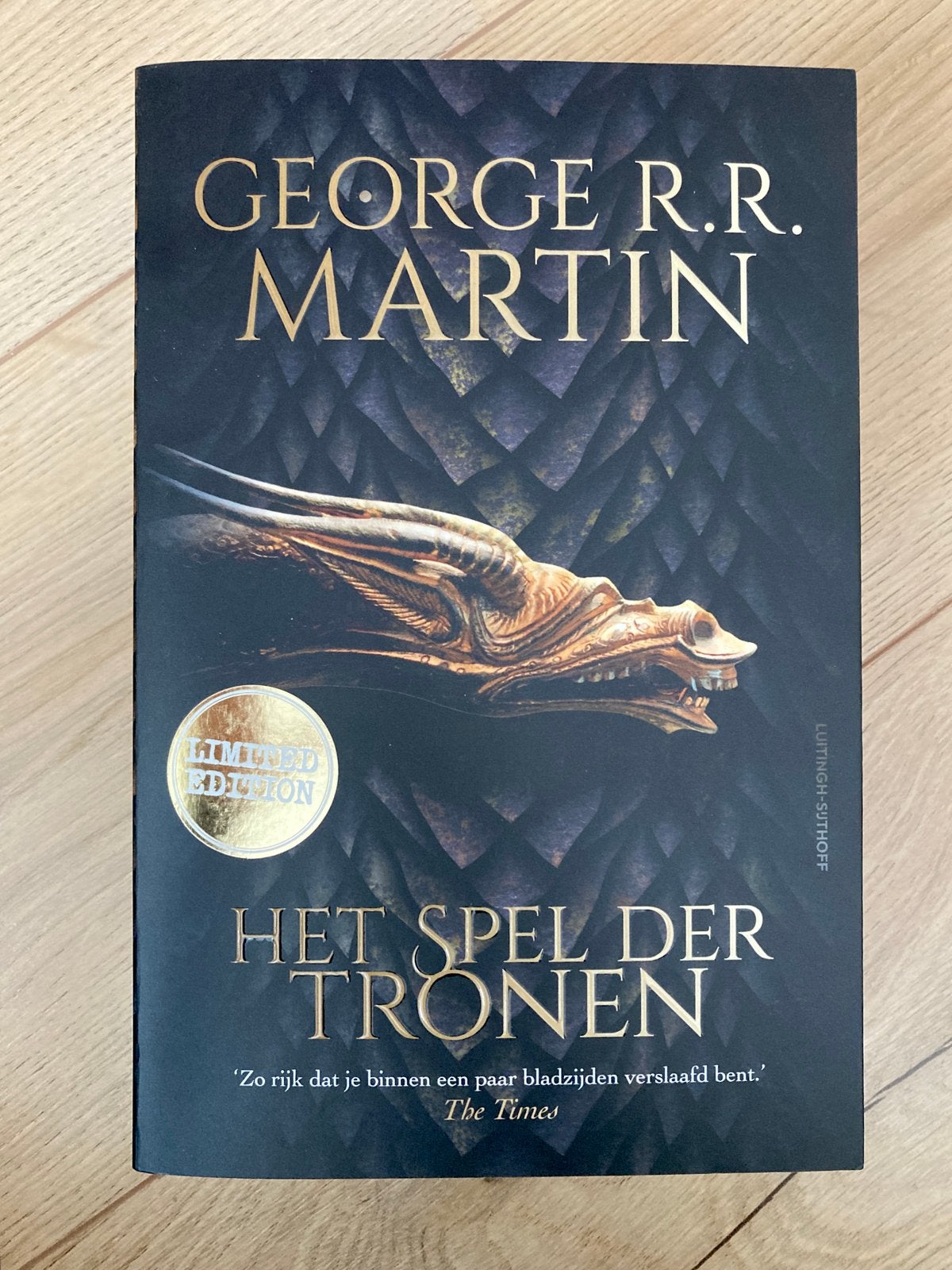George R.R. Martin - Het Spel Der Tronen - gesigneerd, Boeken, Ophalen of Verzenden, Nieuw