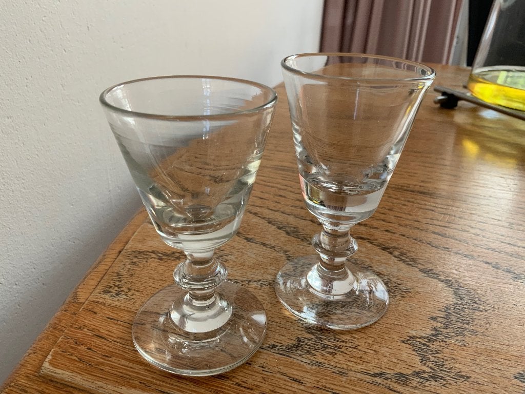 Borrelglaasjes antiek, Verzamelen, Glas en Borrelglaasjes, Ophalen of Verzenden, Zo goed als nieuw, Borrel- of Shotglas