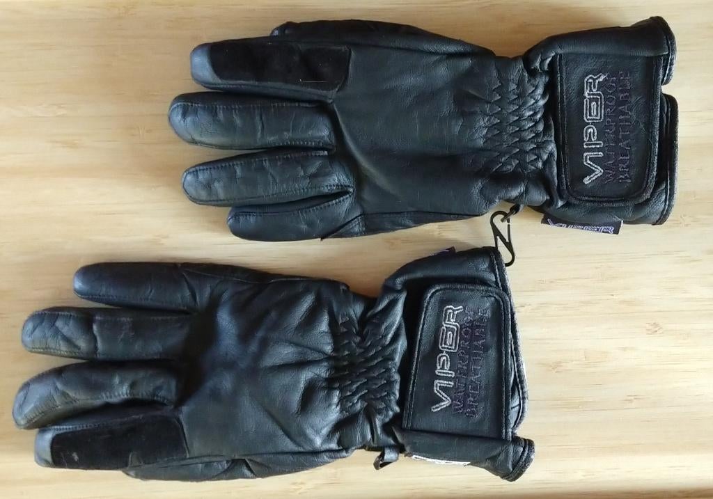 motor handschoenen, soepel leer, maat XS Viper, volgnr 21, Dames, Handschoenen, Tweedehands, Viper Hispora